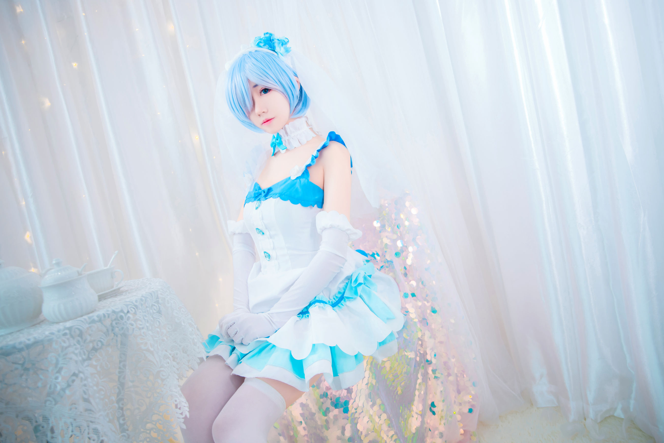 猫君君MaoJun - 蕾姆花嫁/(38P)