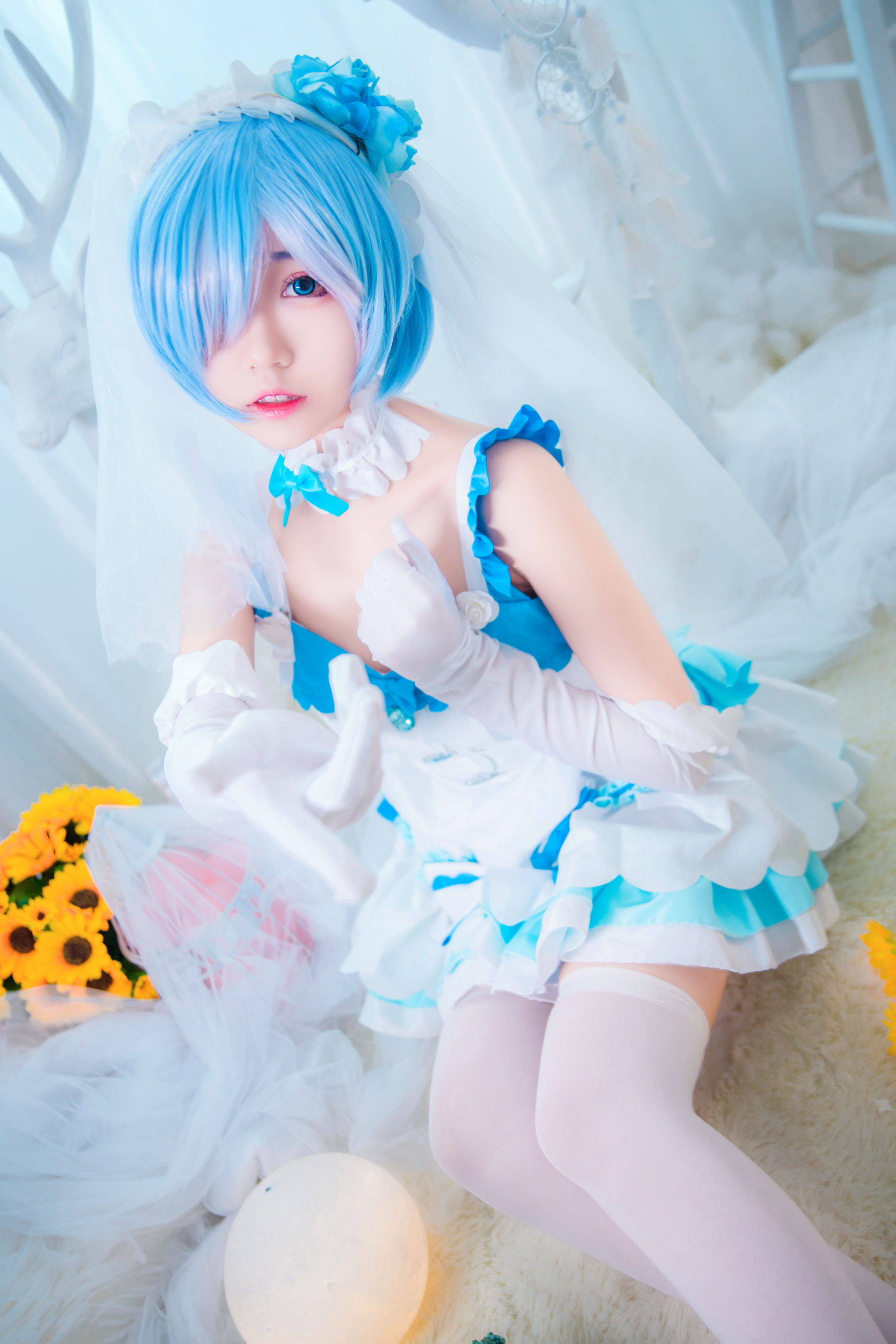 猫君君MaoJun - 蕾姆花嫁/(38P)