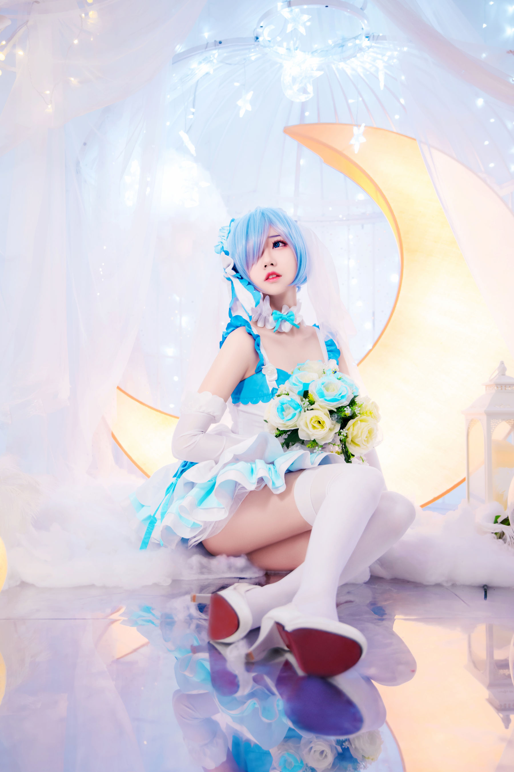 猫君君MaoJun - 蕾姆花嫁/(38P)