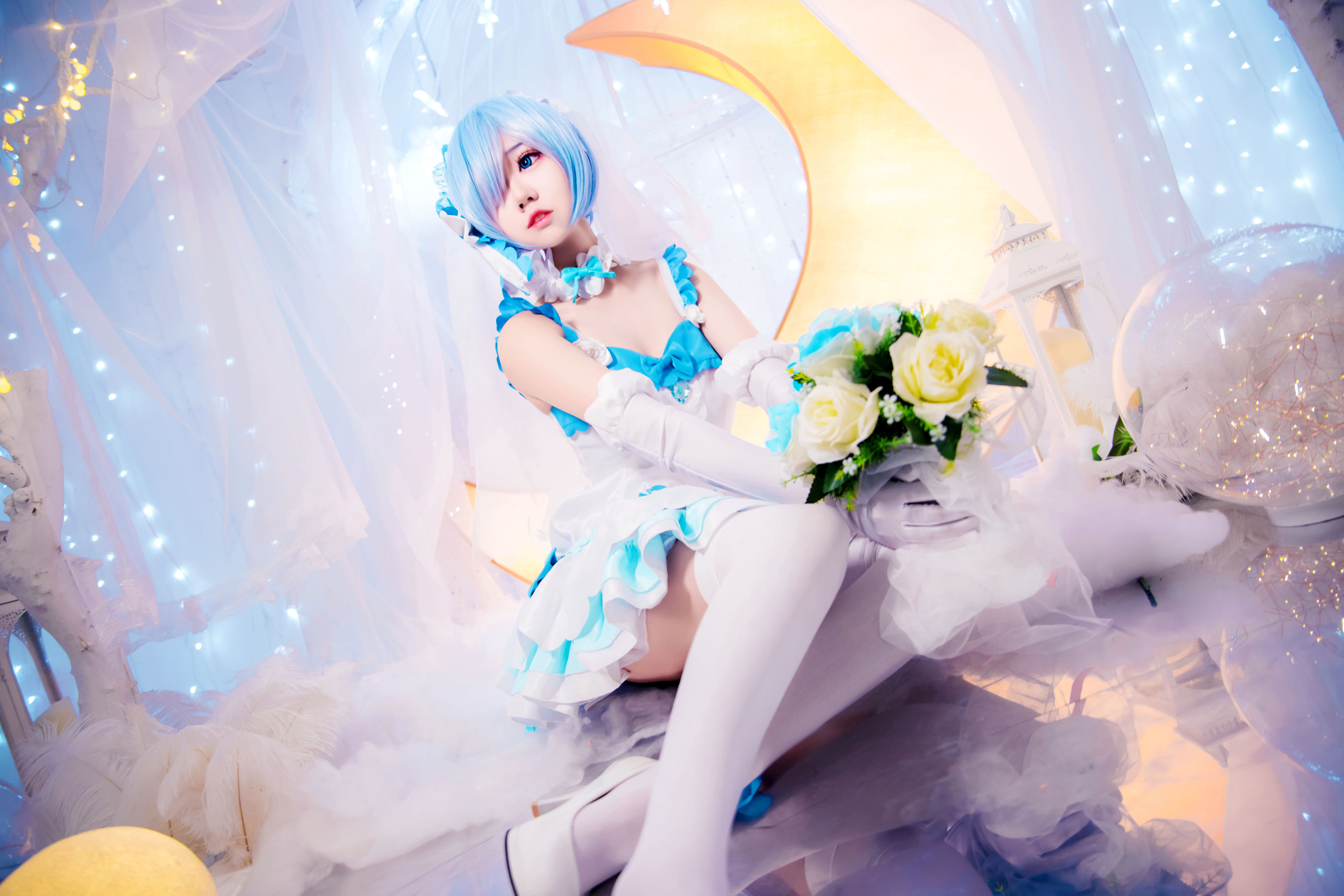 猫君君MaoJun - 蕾姆花嫁/(38P)