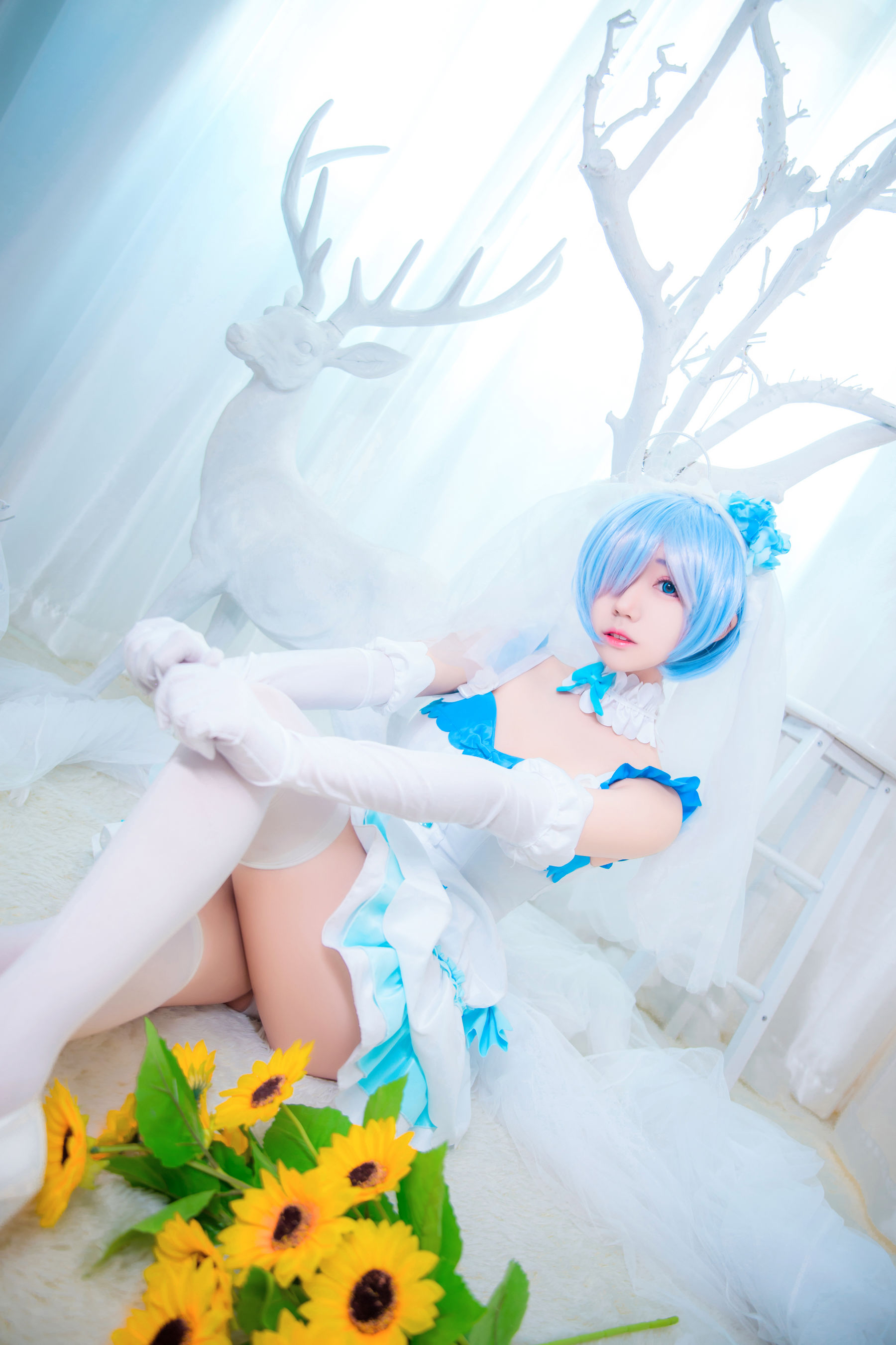 猫君君MaoJun - 蕾姆花嫁/(38P)