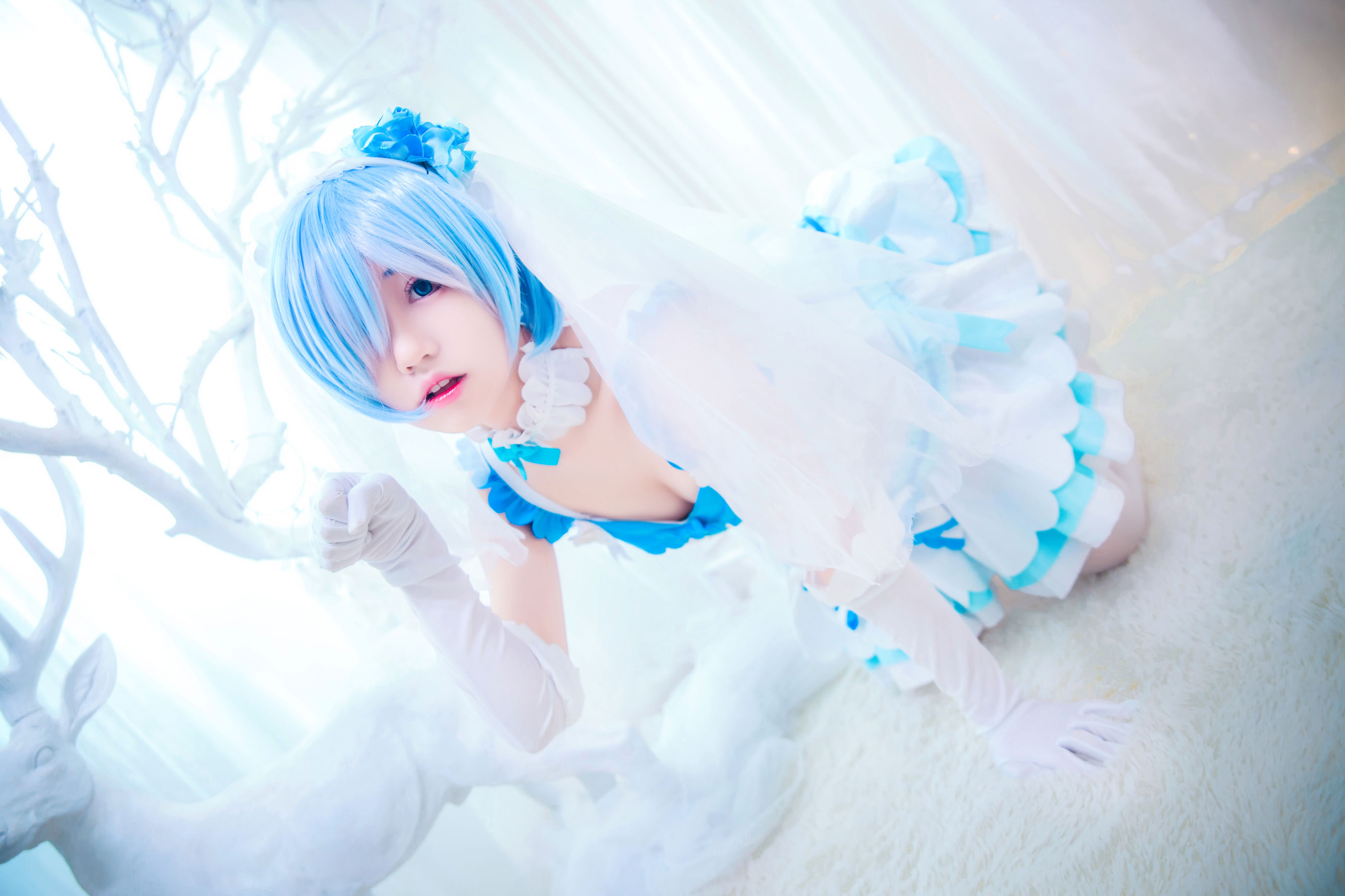 猫君君MaoJun - 蕾姆花嫁/(38P)