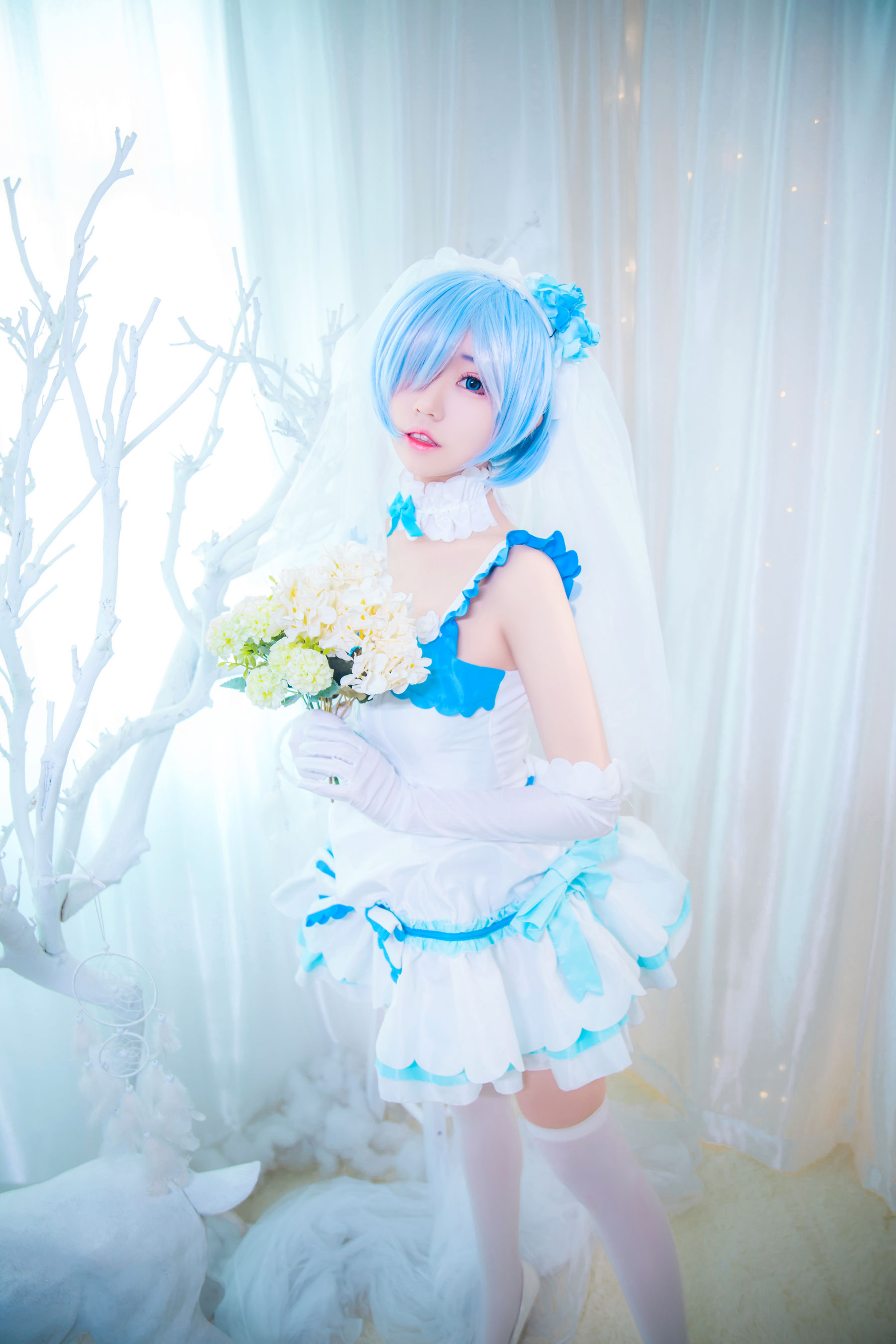 猫君君MaoJun - 蕾姆花嫁/(38P)