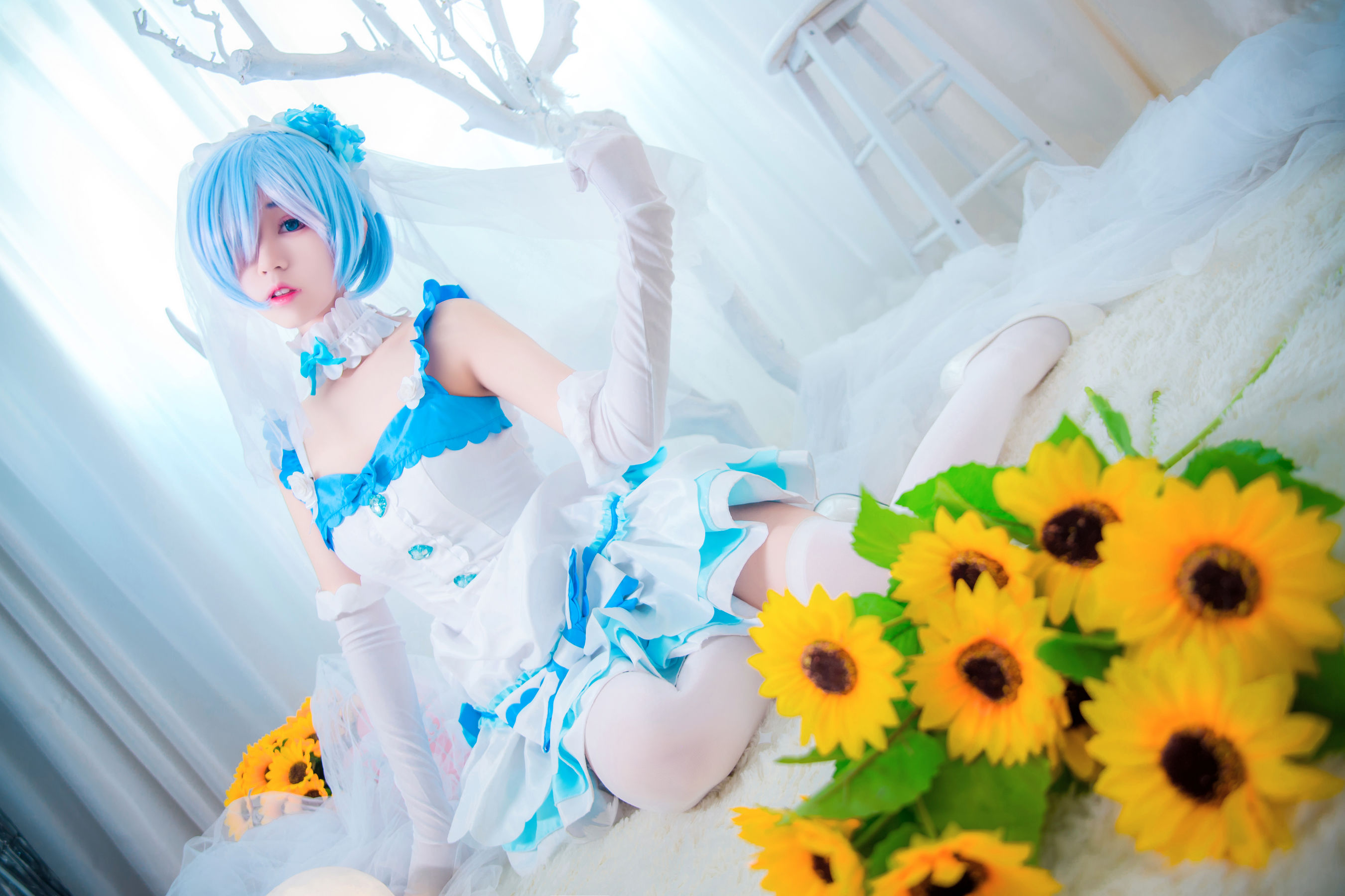 猫君君MaoJun - 蕾姆花嫁/(38P)