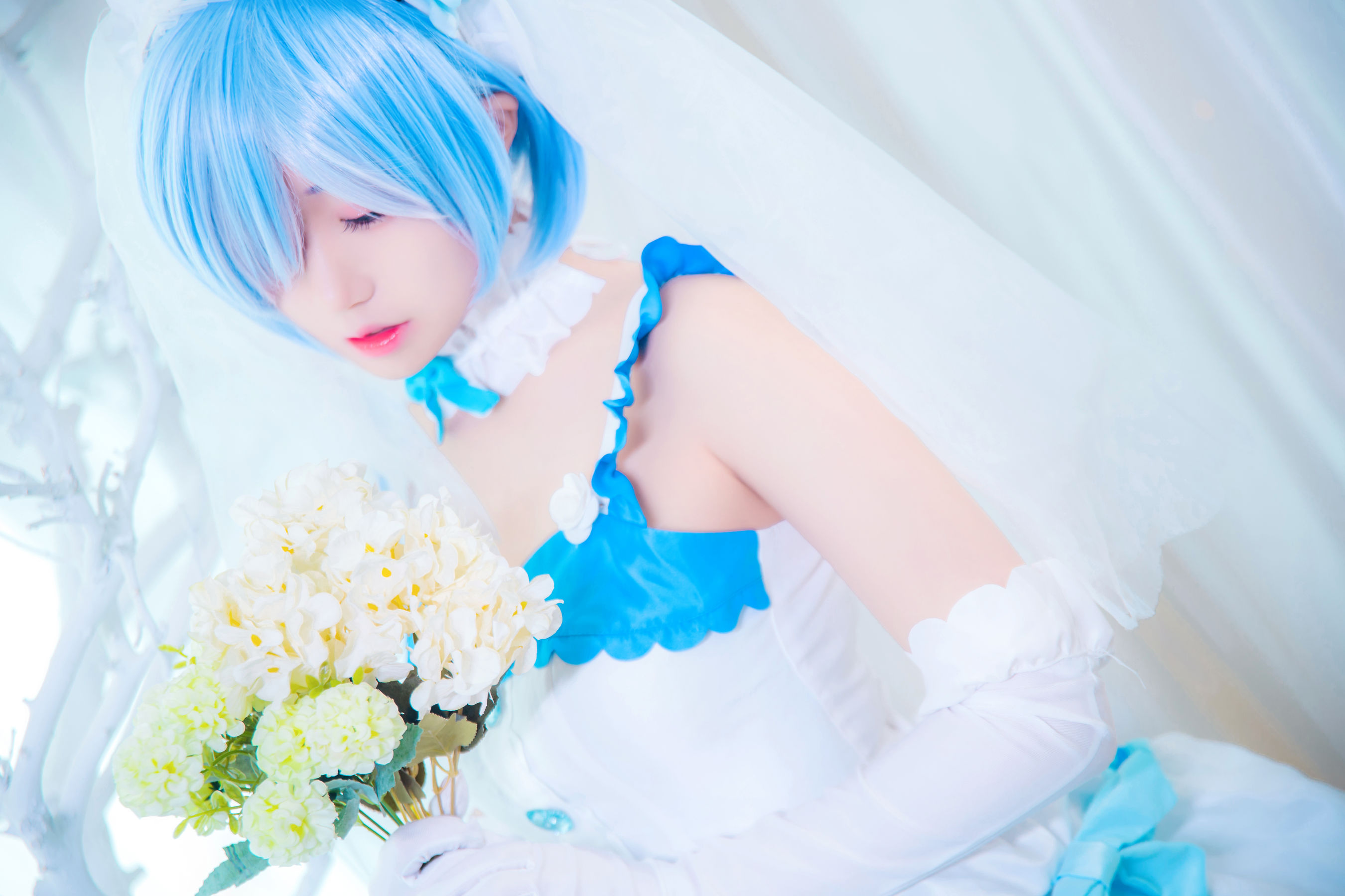 猫君君MaoJun - 蕾姆花嫁/(38P)