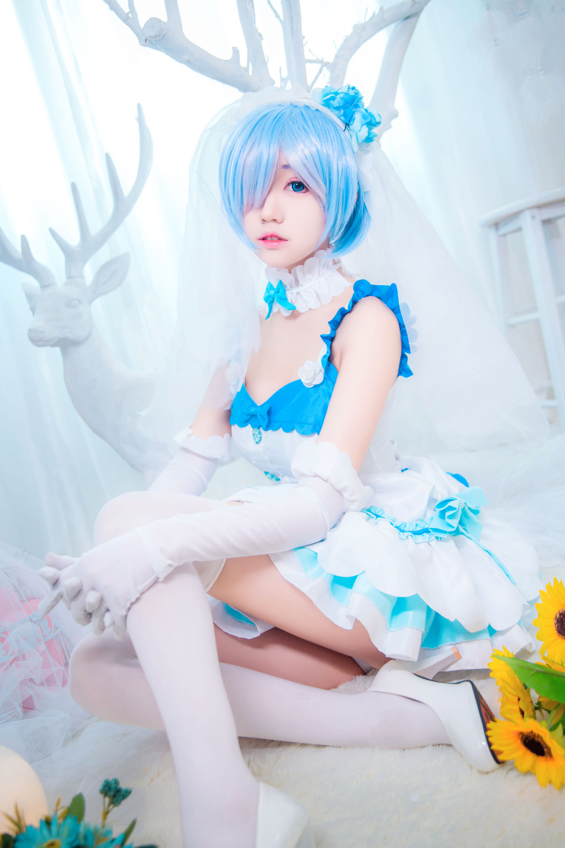 猫君君MaoJun - 蕾姆花嫁/(38P)