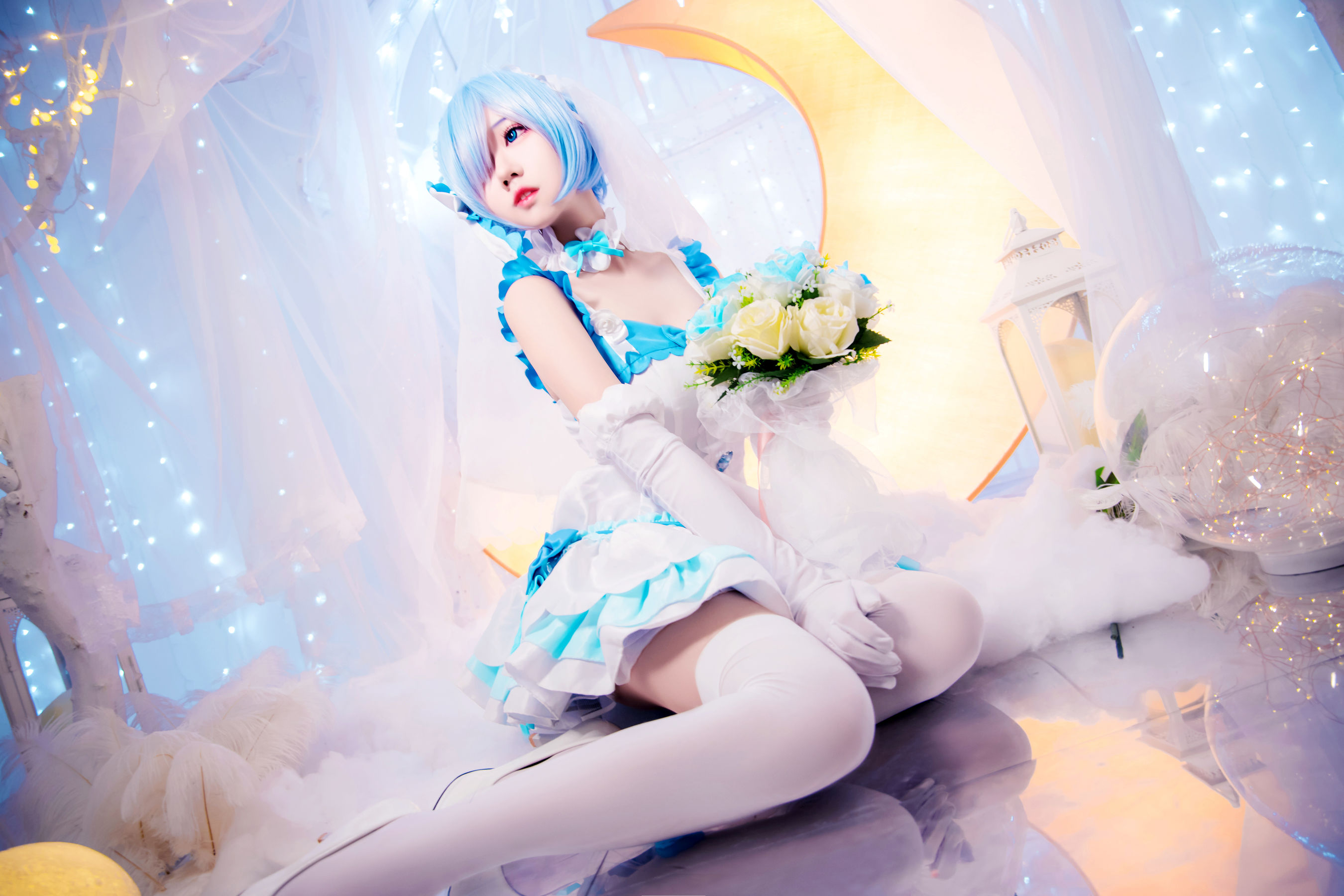 猫君君MaoJun - 蕾姆花嫁/(38P)