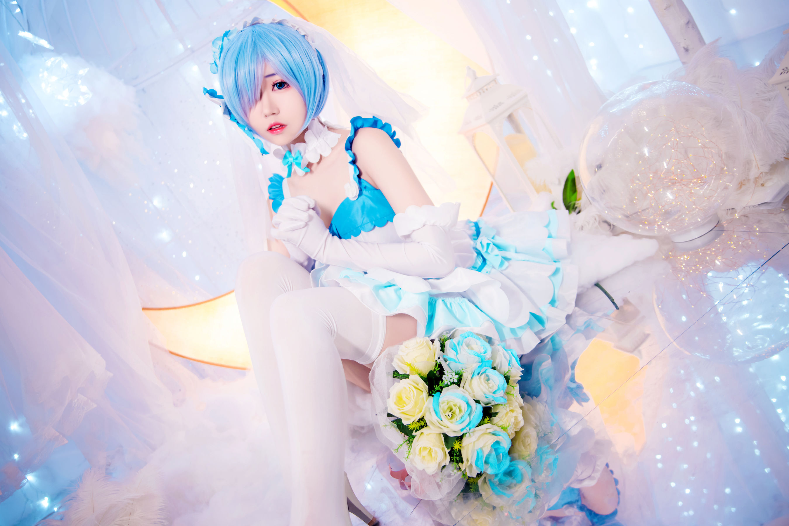 猫君君MaoJun - 蕾姆花嫁/(38P)