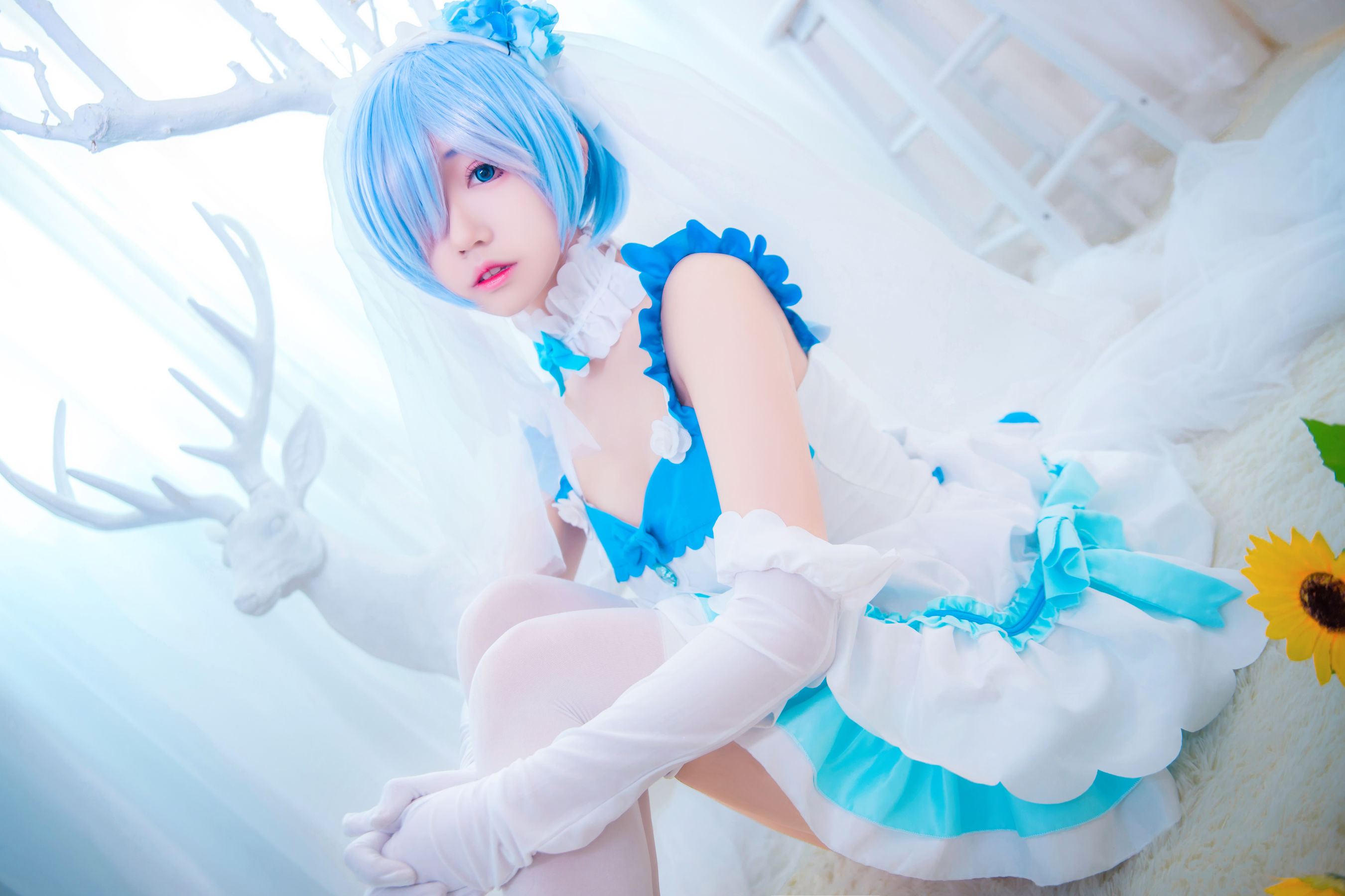 猫君君MaoJun - 蕾姆花嫁/(38P)