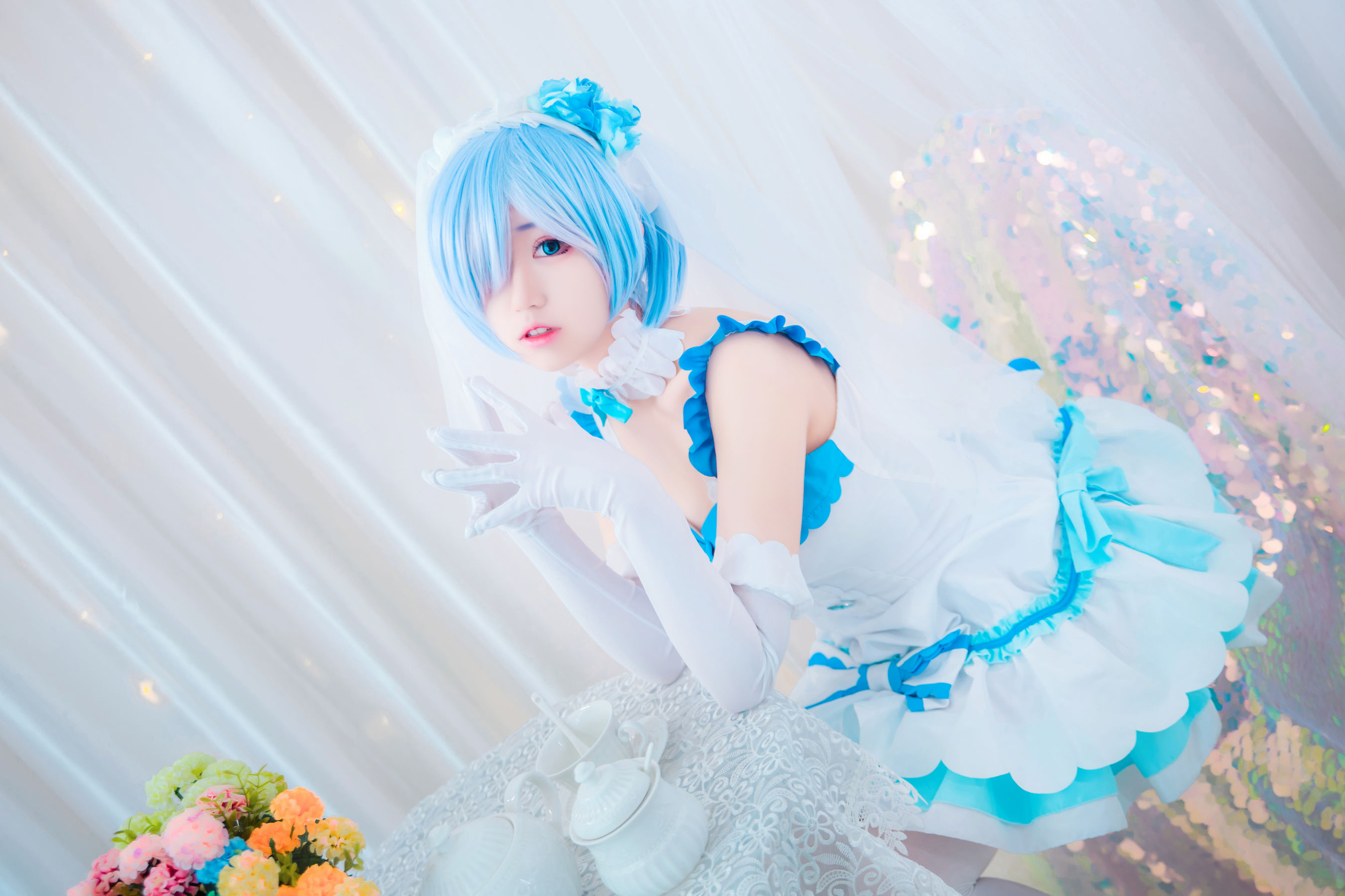 猫君君MaoJun - 蕾姆花嫁/(38P)