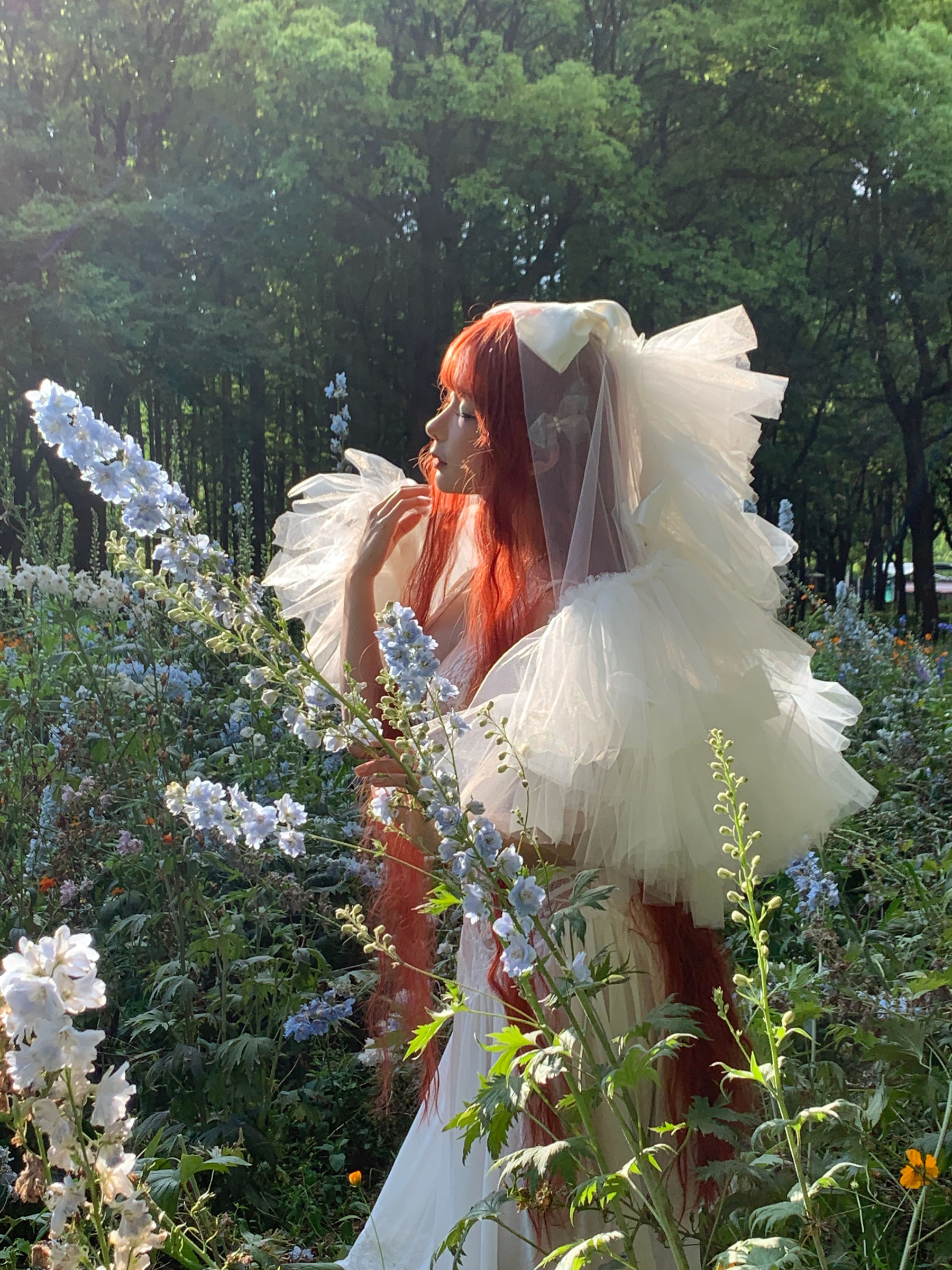 动漫博主 蠢沫沫 - 花丛婚纱/(67P)