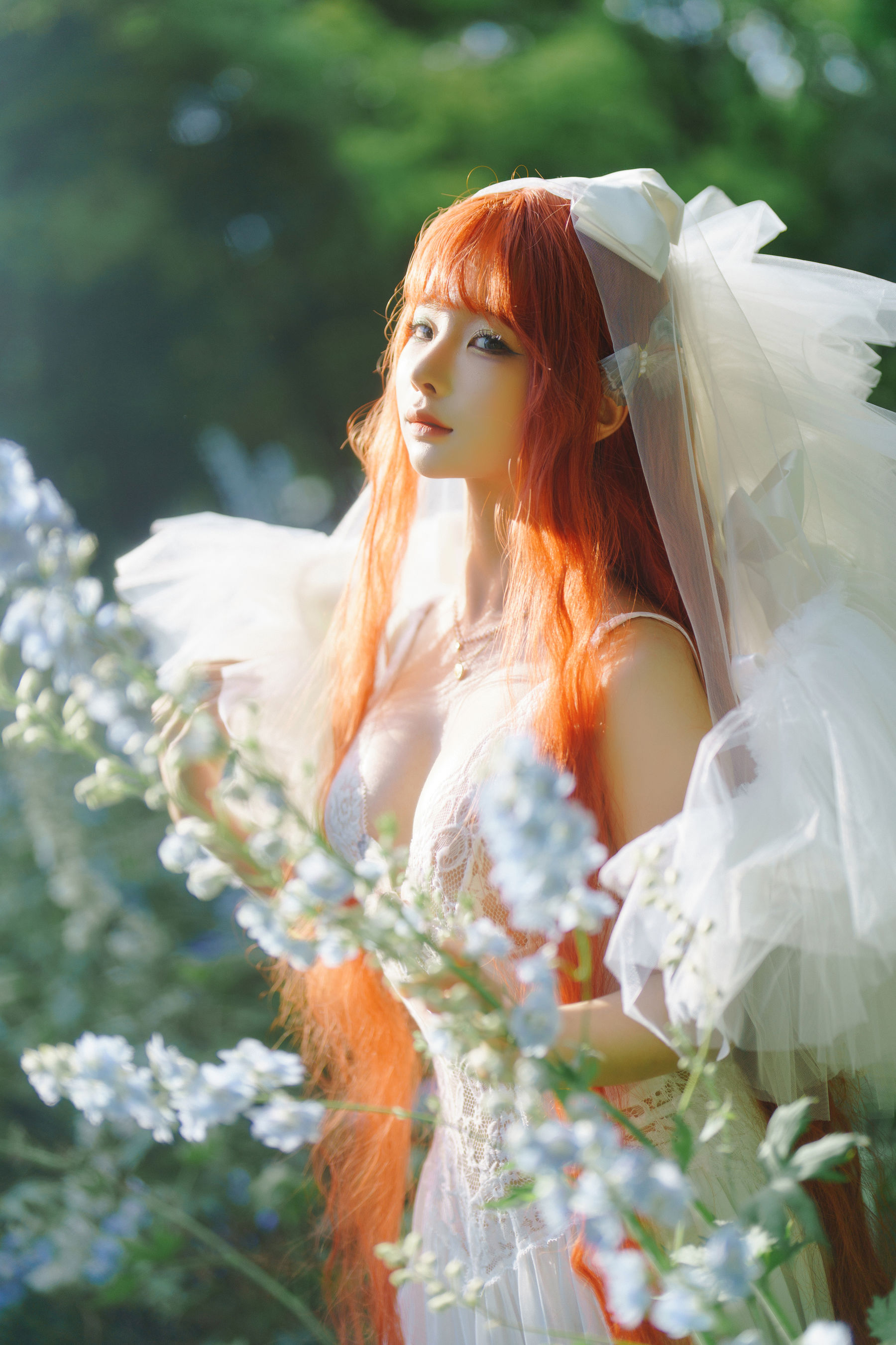 动漫博主 蠢沫沫 - 花丛婚纱/(67P)