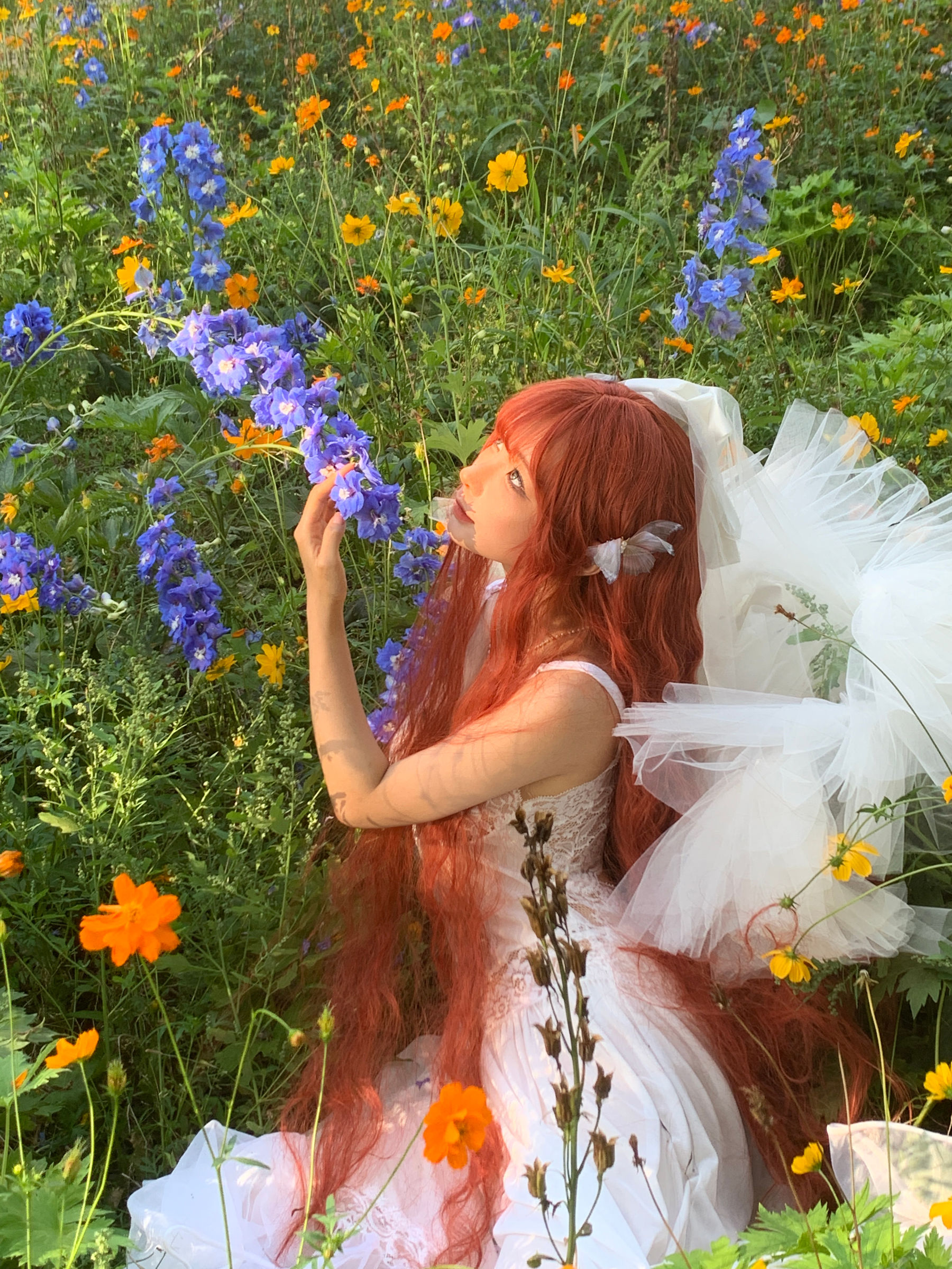 动漫博主 蠢沫沫 - 花丛婚纱/(67P)