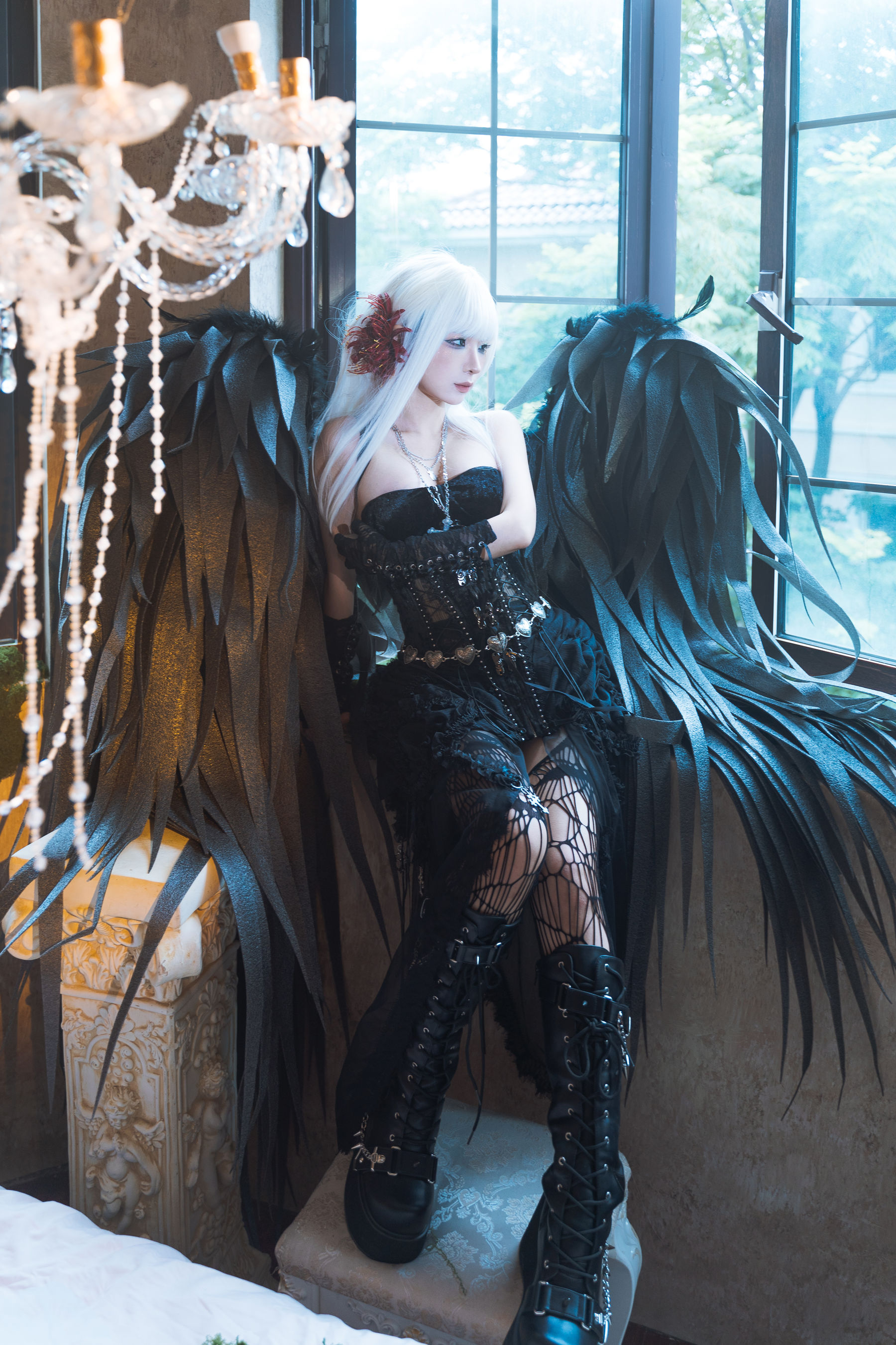 动漫博主 蠢沫沫 - 黑天鹅/(84P)