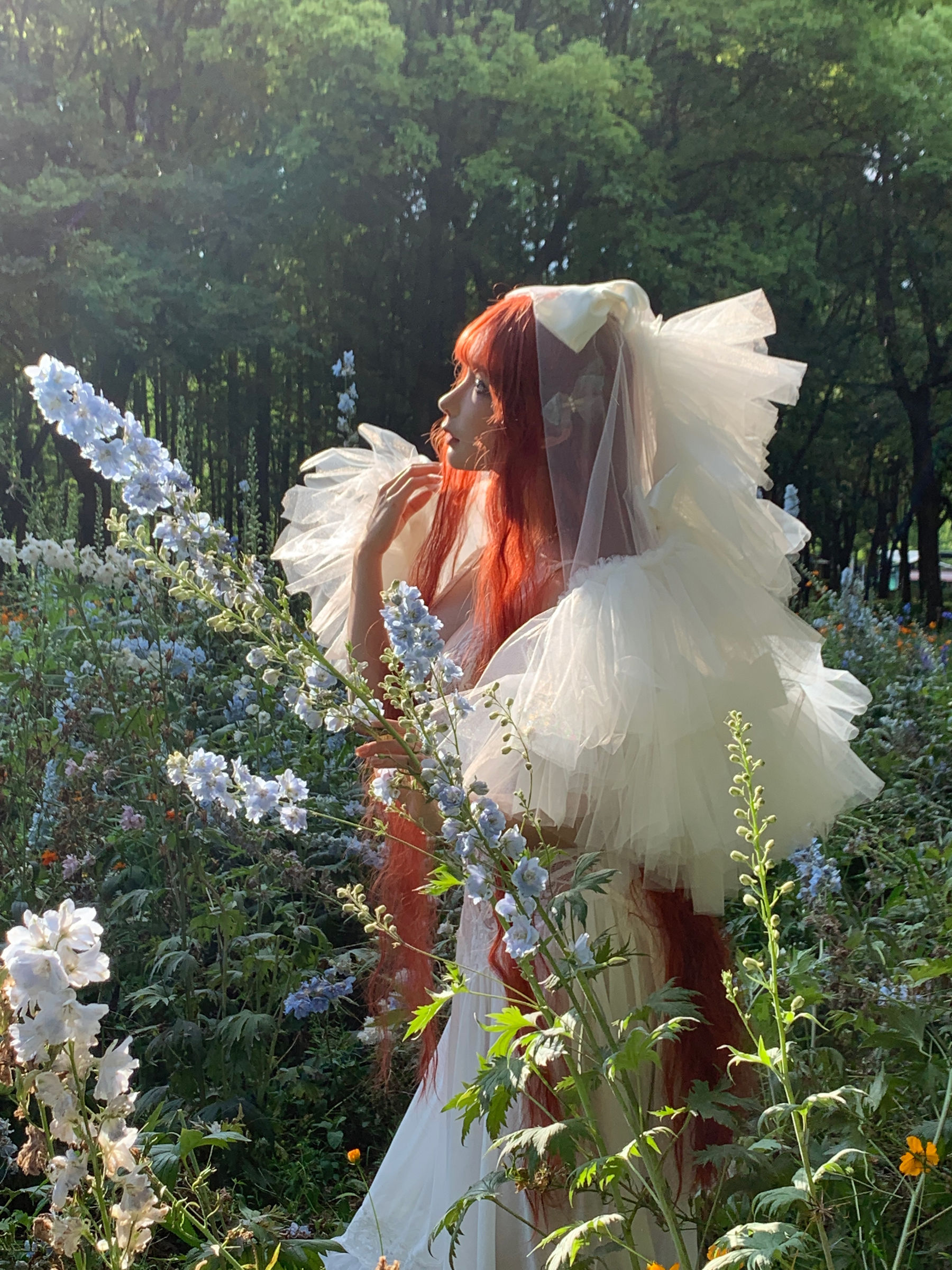 动漫博主 蠢沫沫 - 花丛婚纱/(67P)