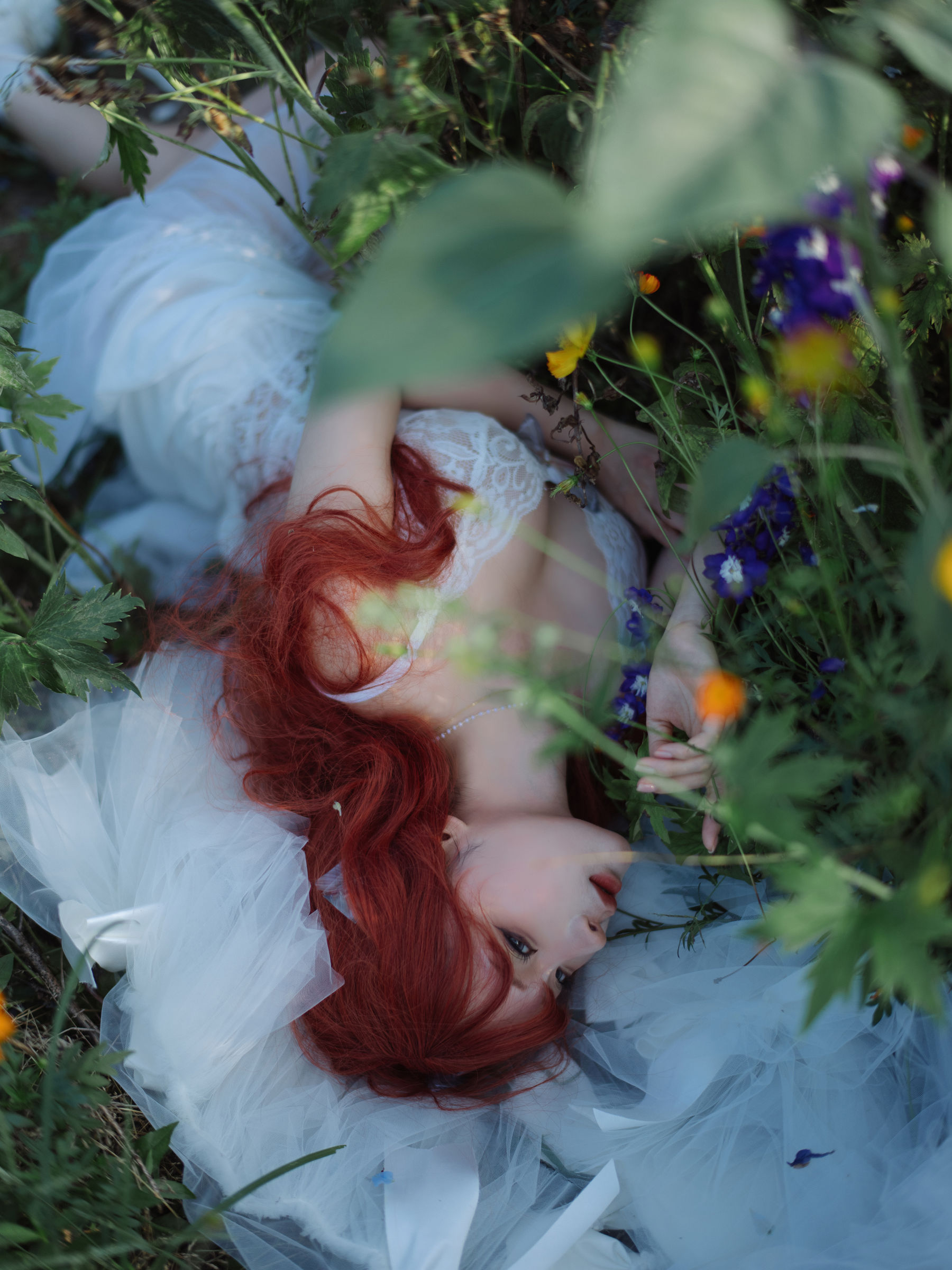 动漫博主 蠢沫沫 - 花丛婚纱/(67P)