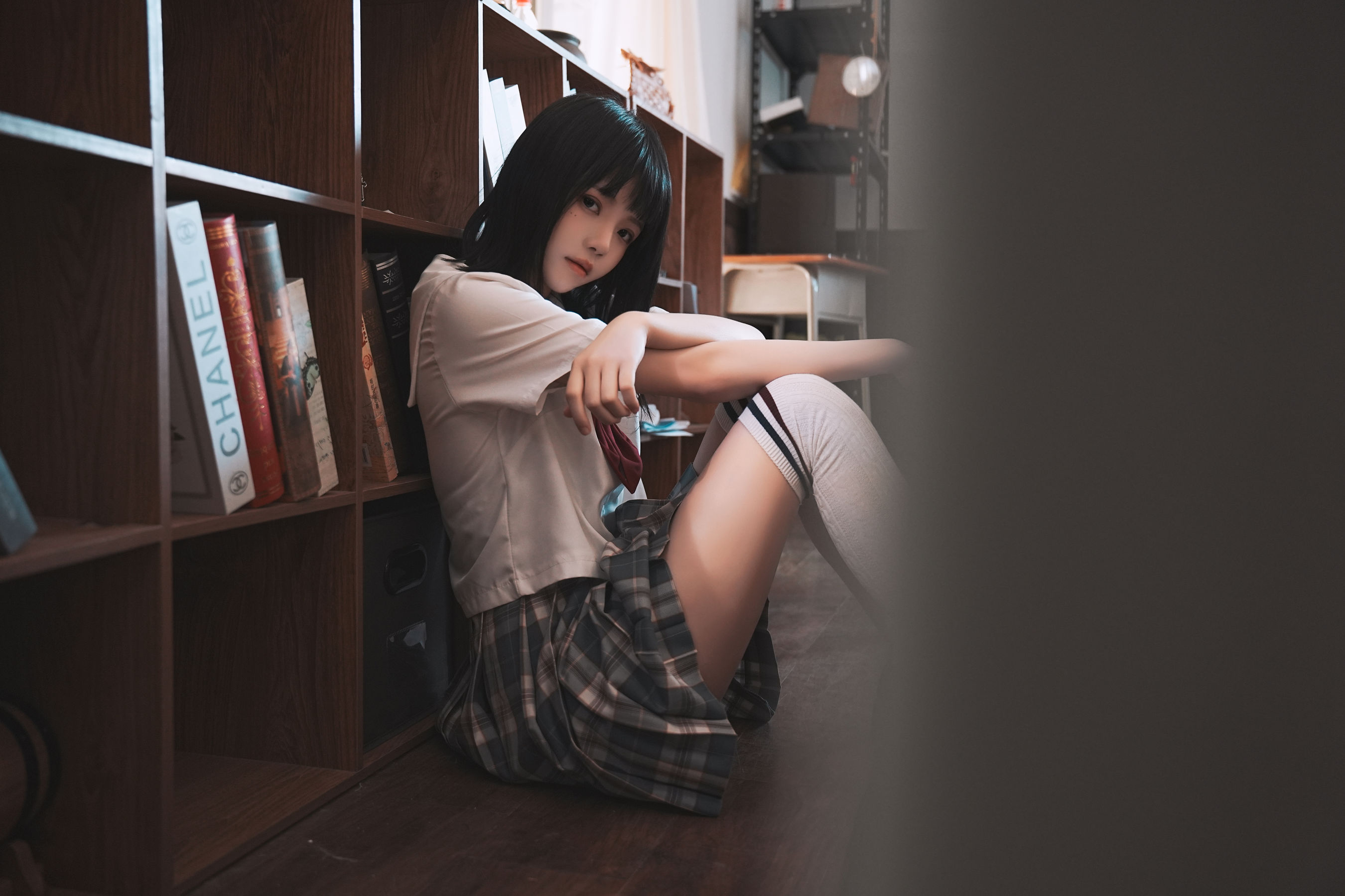 桜桃喵 - 教室死库水/(48P)