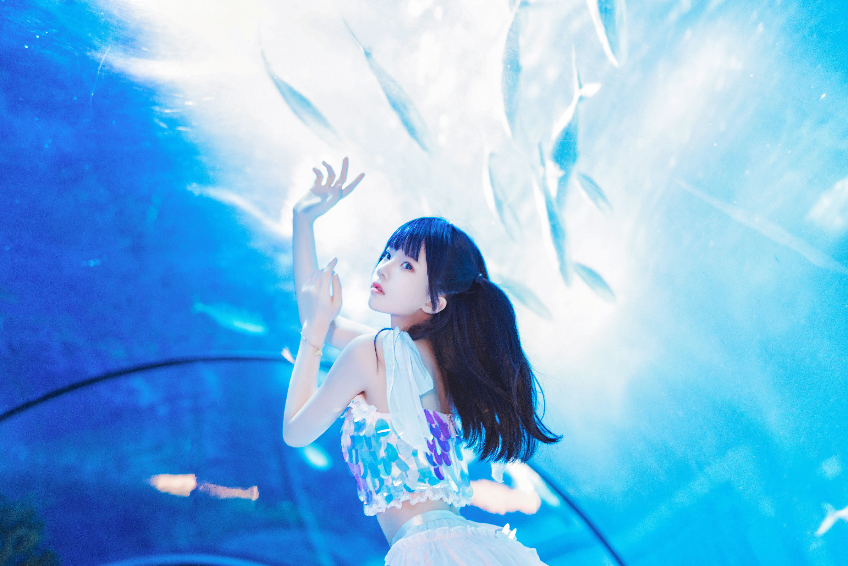 桜桃喵 - 水族馆/(15P)