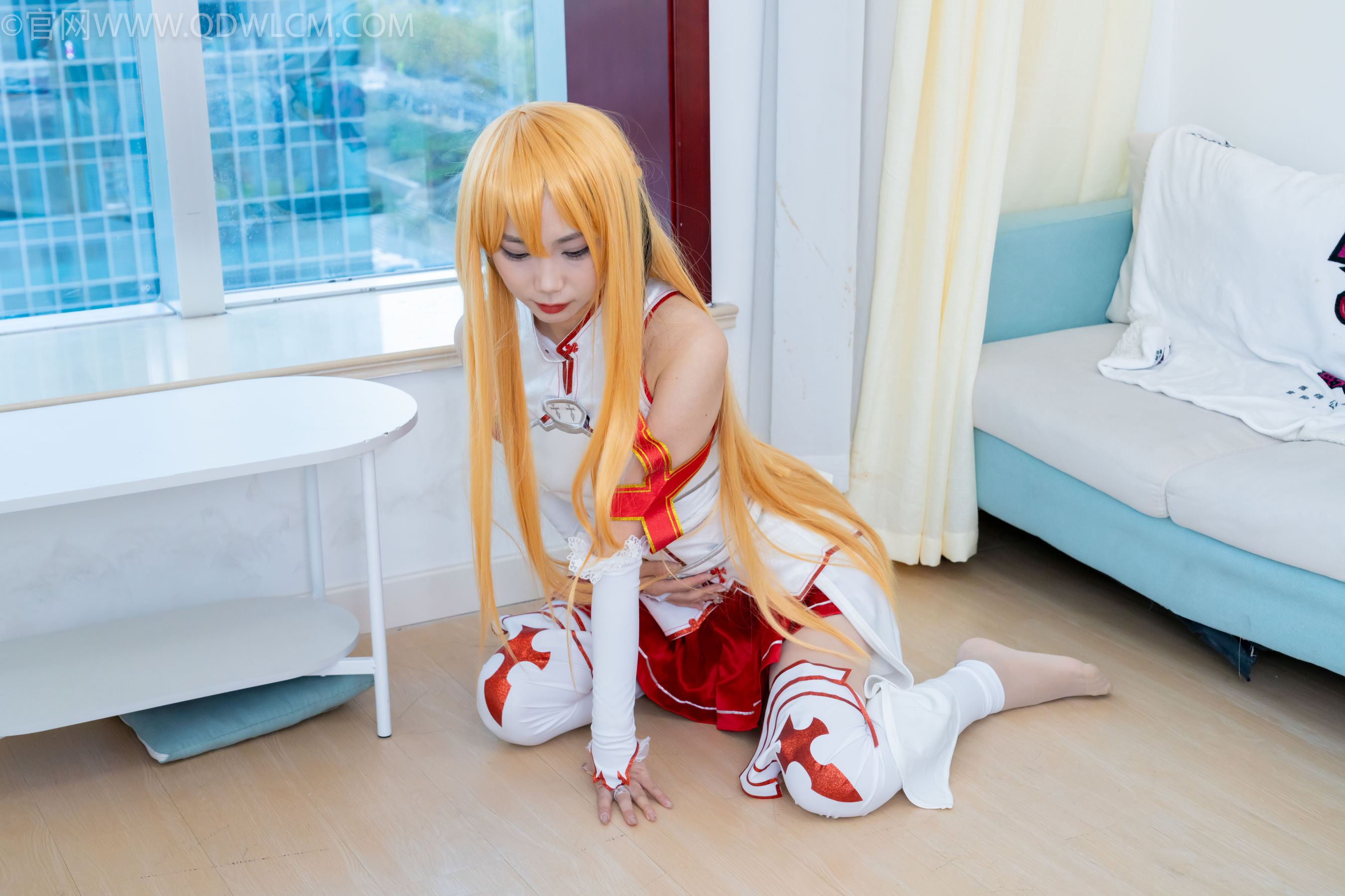 物恋传媒 No.2340 泡泡 - cos亚丝娜、长靴、袜套、薄肉丝/(156P)