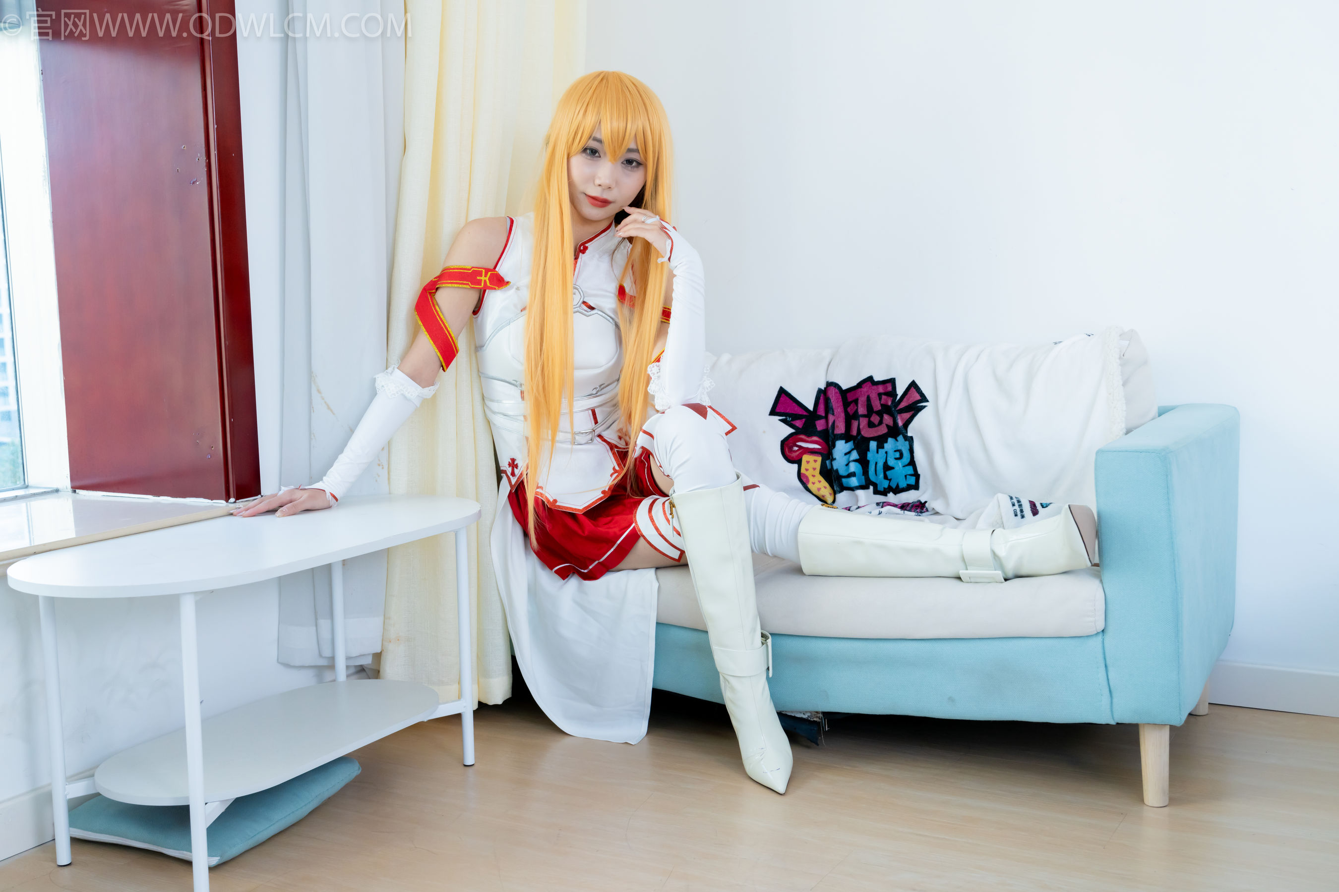 物恋传媒 No.2340 泡泡 - cos亚丝娜、长靴、袜套、薄肉丝/(156P)