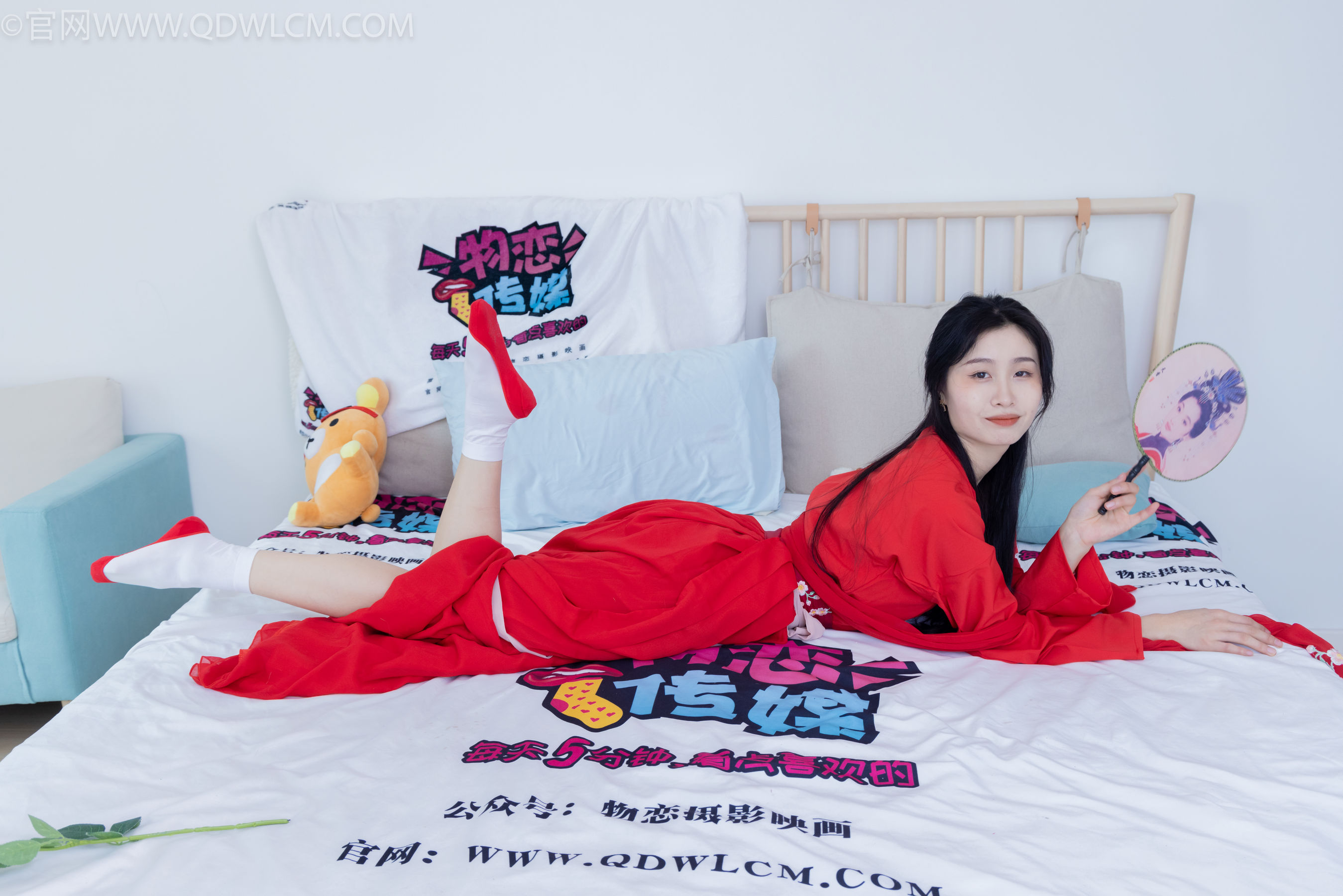 物恋传媒 No.2328 绒绒 - 汉服、布鞋、白棉袜、红色船袜/(174P)