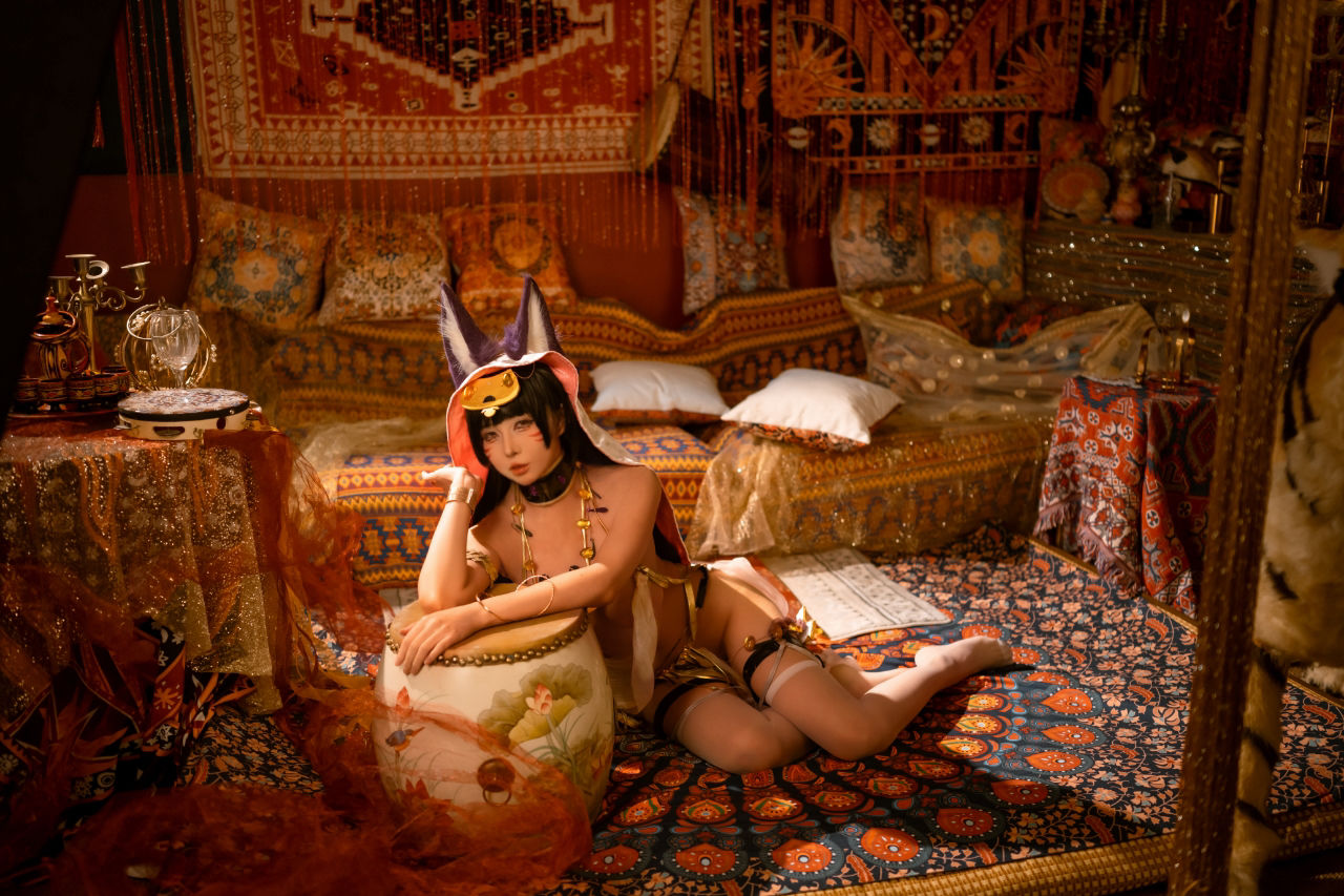 上杉绘梨落 - 碧蓝航线 武藏 同人舞娘/(18P)