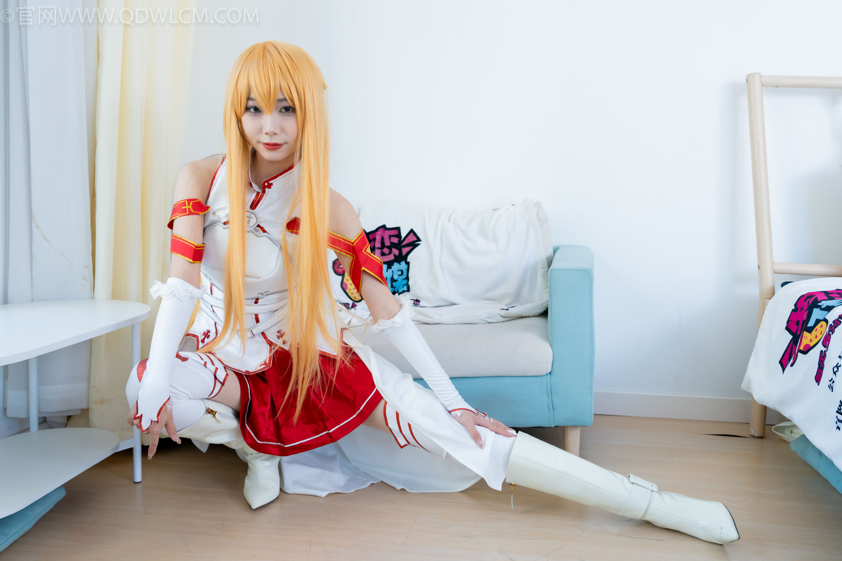 物恋传媒 No.2340 泡泡 - cos亚丝娜、长靴、袜套、薄肉丝/(156P)