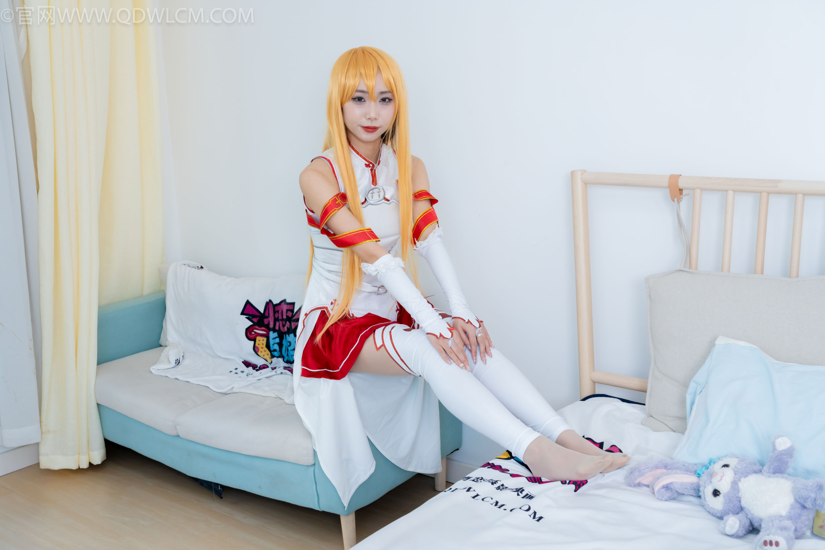 物恋传媒 No.2340 泡泡 - cos亚丝娜、长靴、袜套、薄肉丝/(156P)