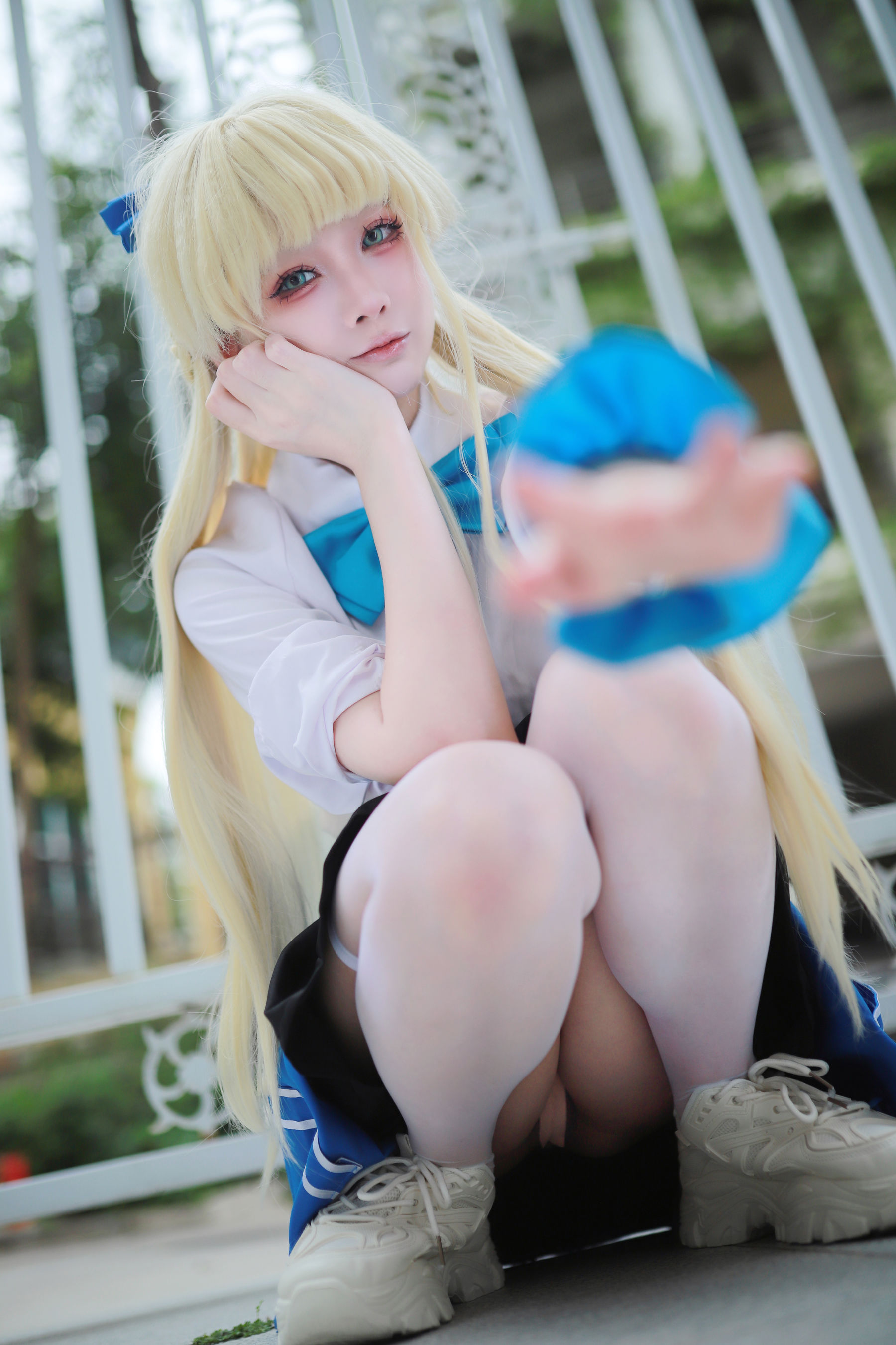 上杉绘梨落 - 蔚蓝档案 飞鸟马时 校服/(46P)