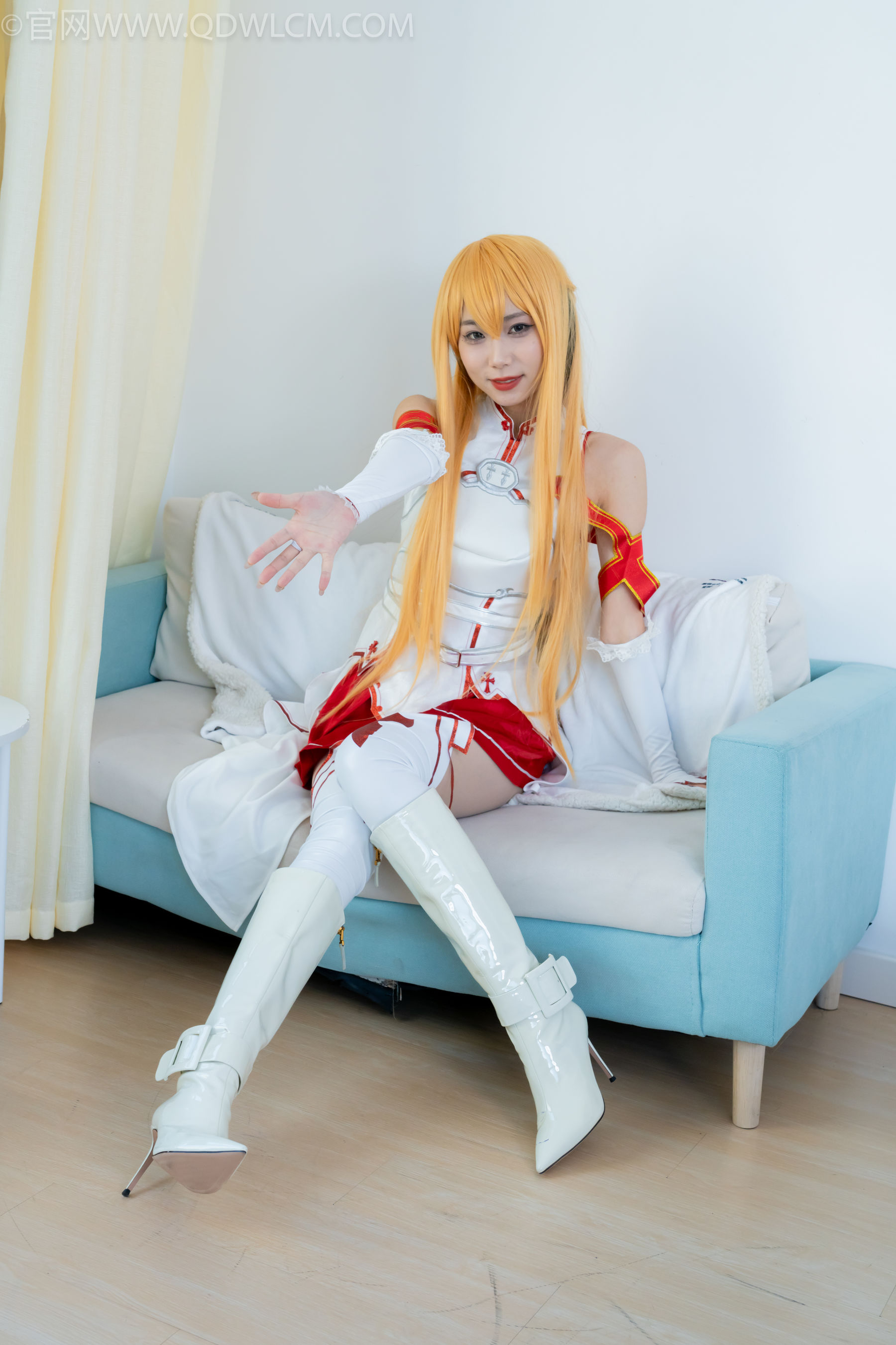 物恋传媒 No.2340 泡泡 - cos亚丝娜、长靴、袜套、薄肉丝/(156P)