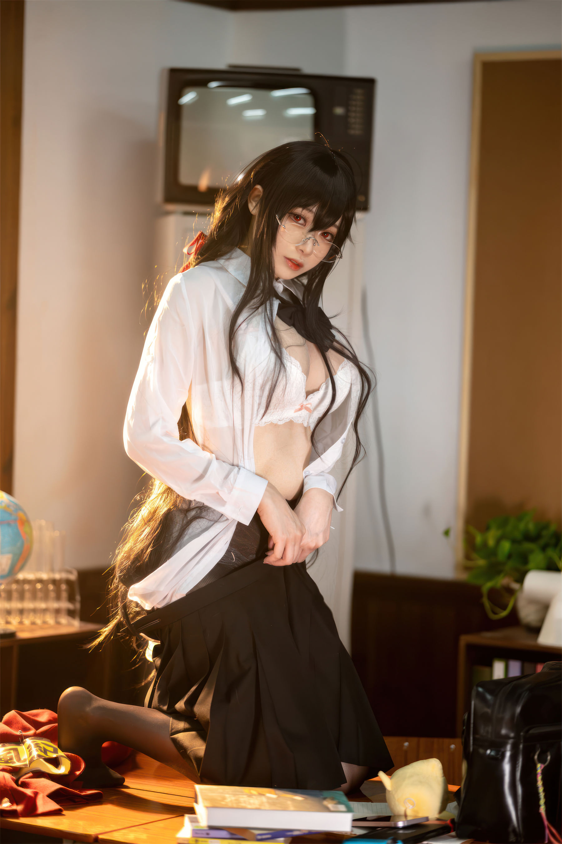 安食Ajiki - 碧蓝航线 大凤 JK/(28P)