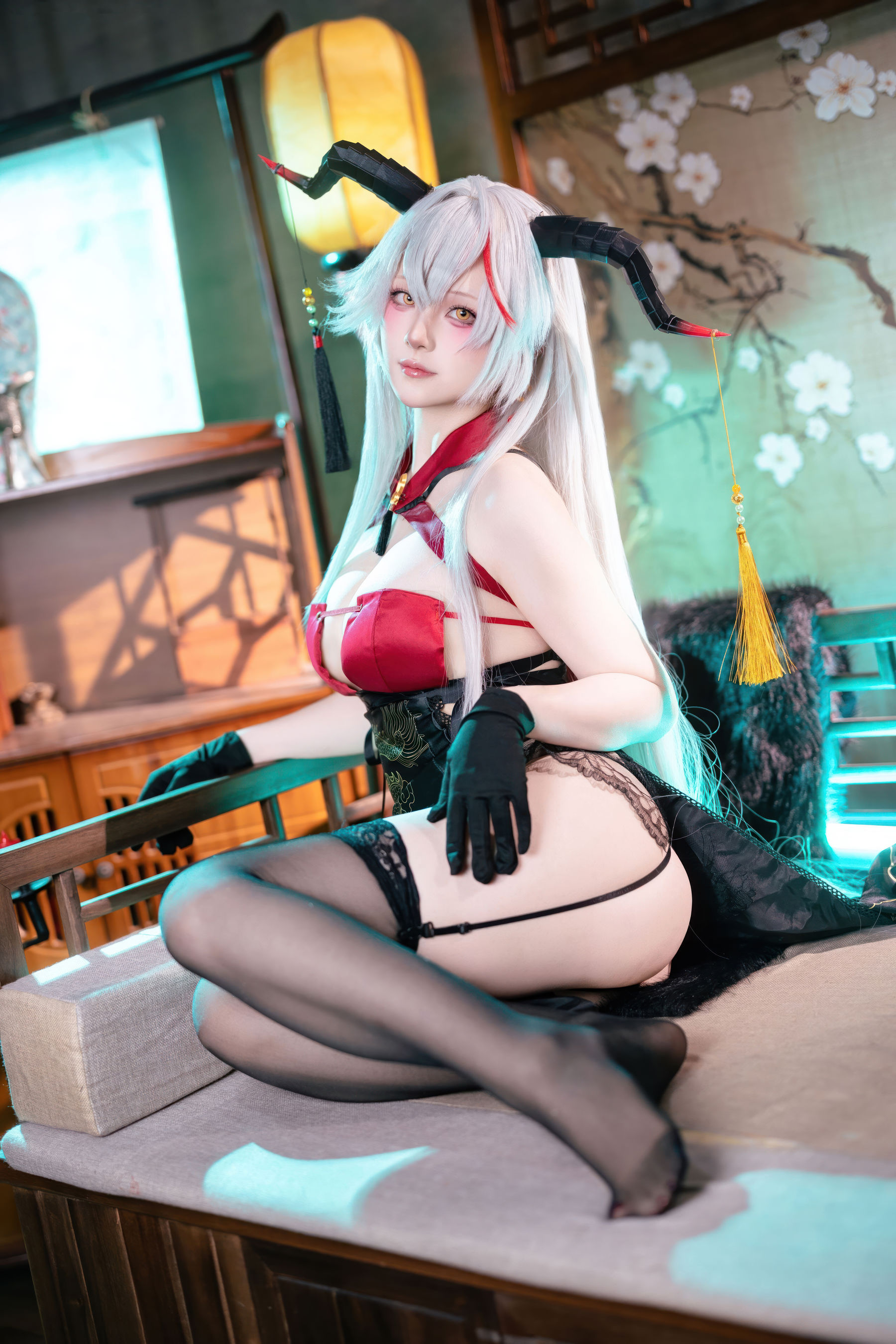 屿鱼 - 碧蓝航线 埃吉尔旗袍/(49P)