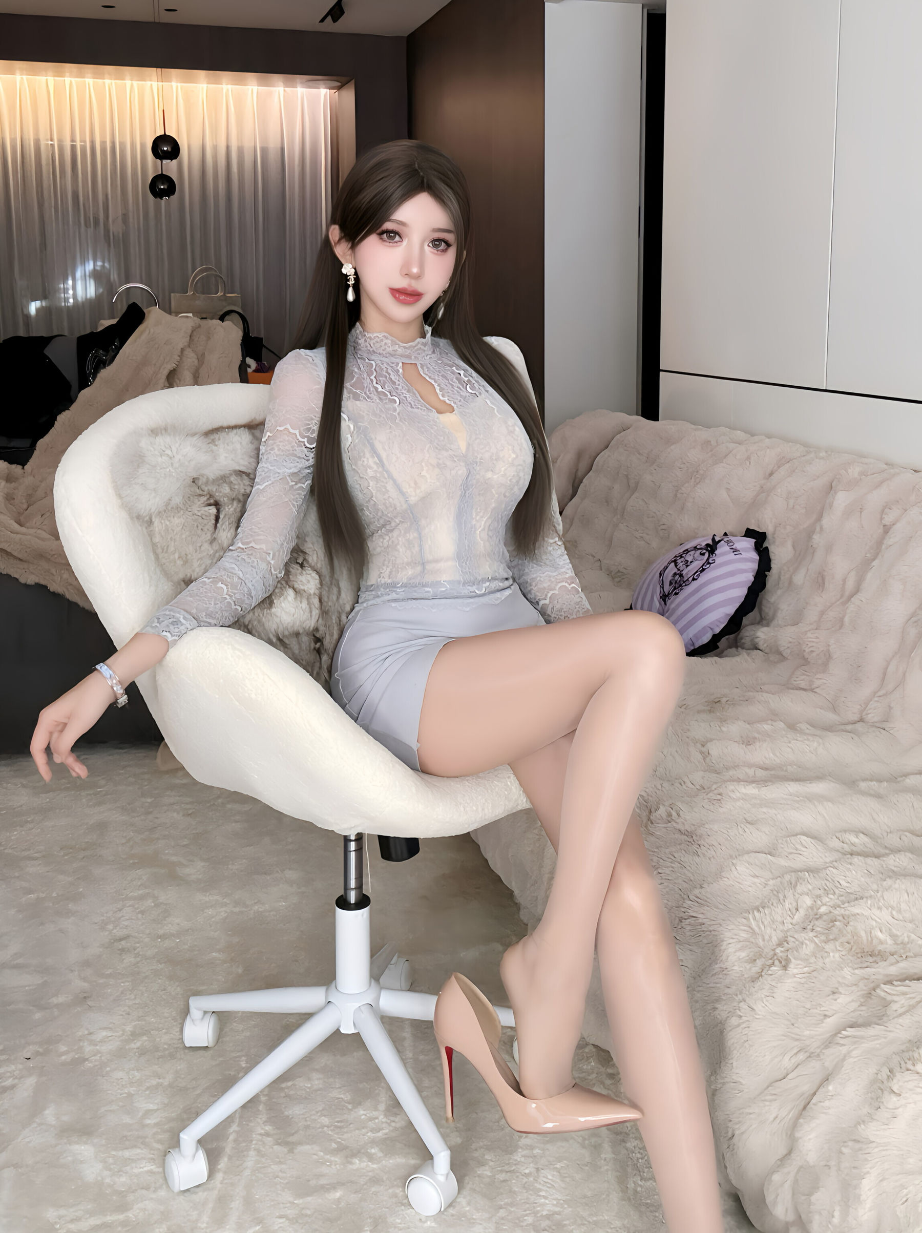 斗鱼米线线sama写真 - 下播实录/(113P)