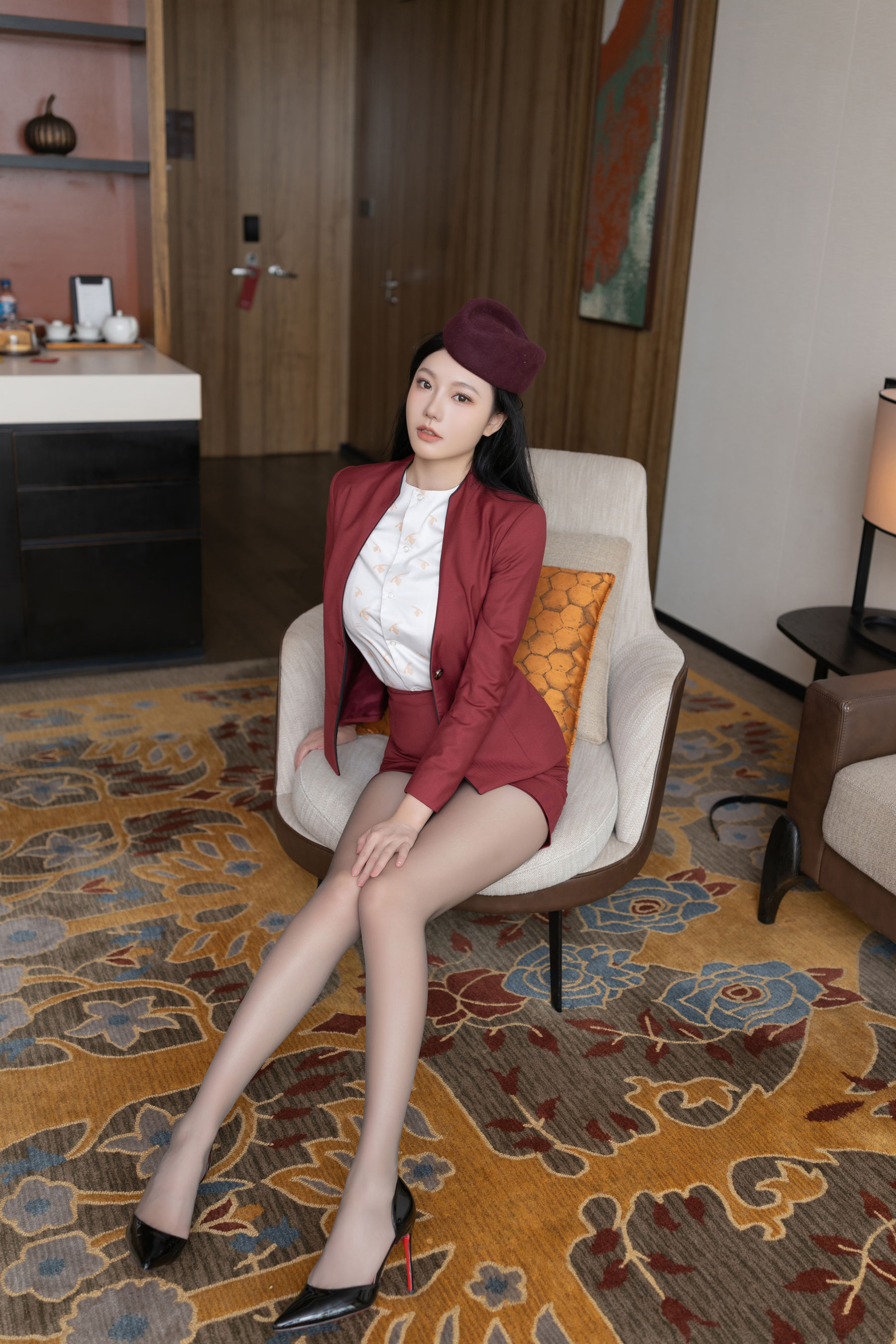 安然 - 空姐制服/(92P)