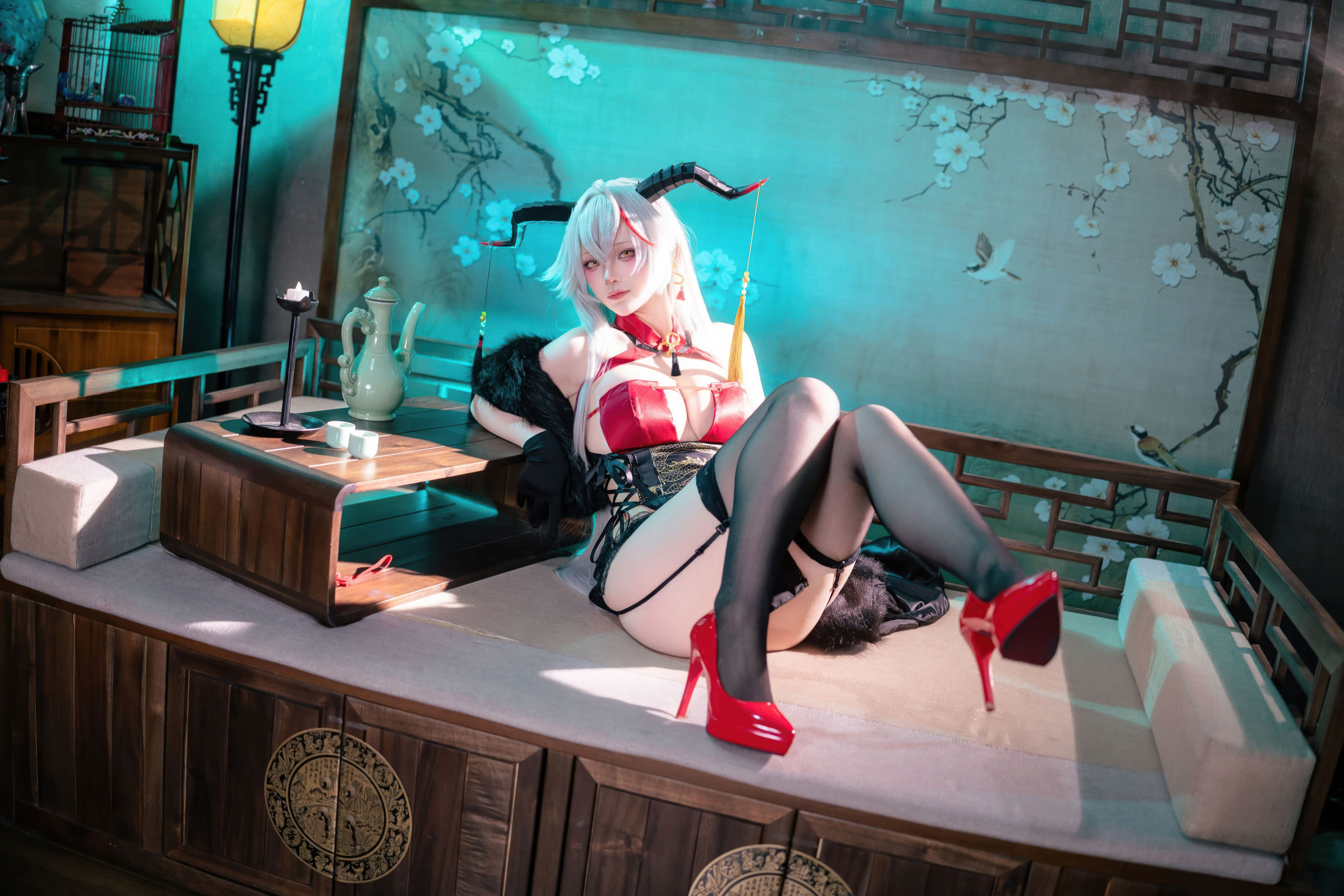 屿鱼 - 碧蓝航线 埃吉尔旗袍/(49P)