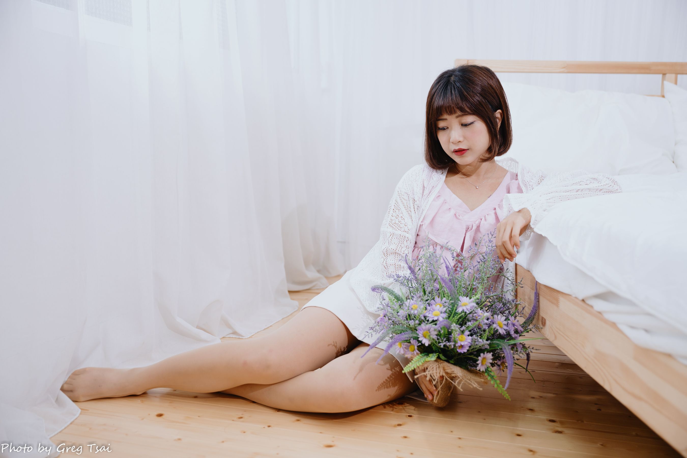 小栗 - 居家包裙肉丝/(72P)