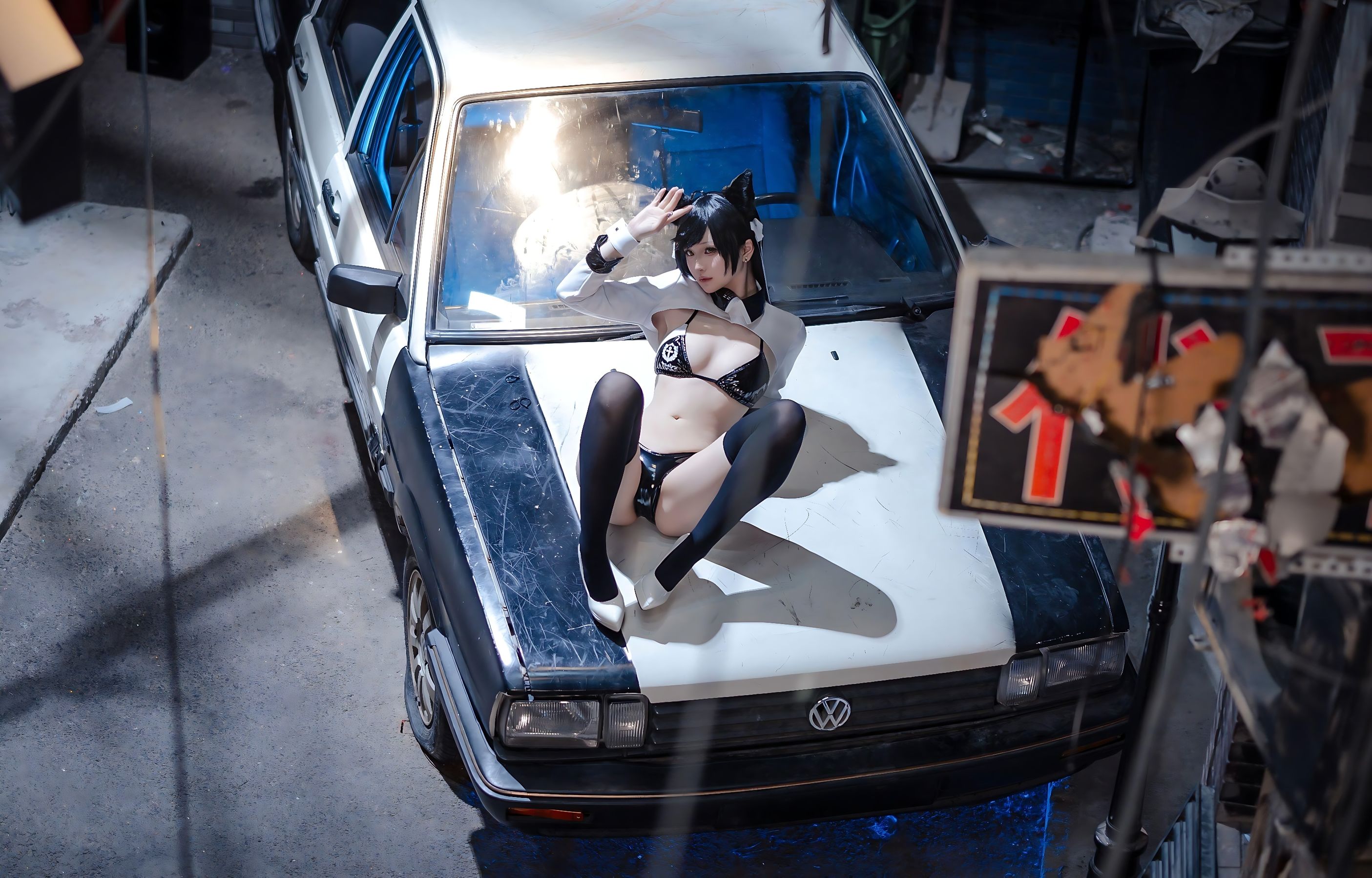 屿鱼 - 碧蓝航线 爱宕赛车服/(91P)