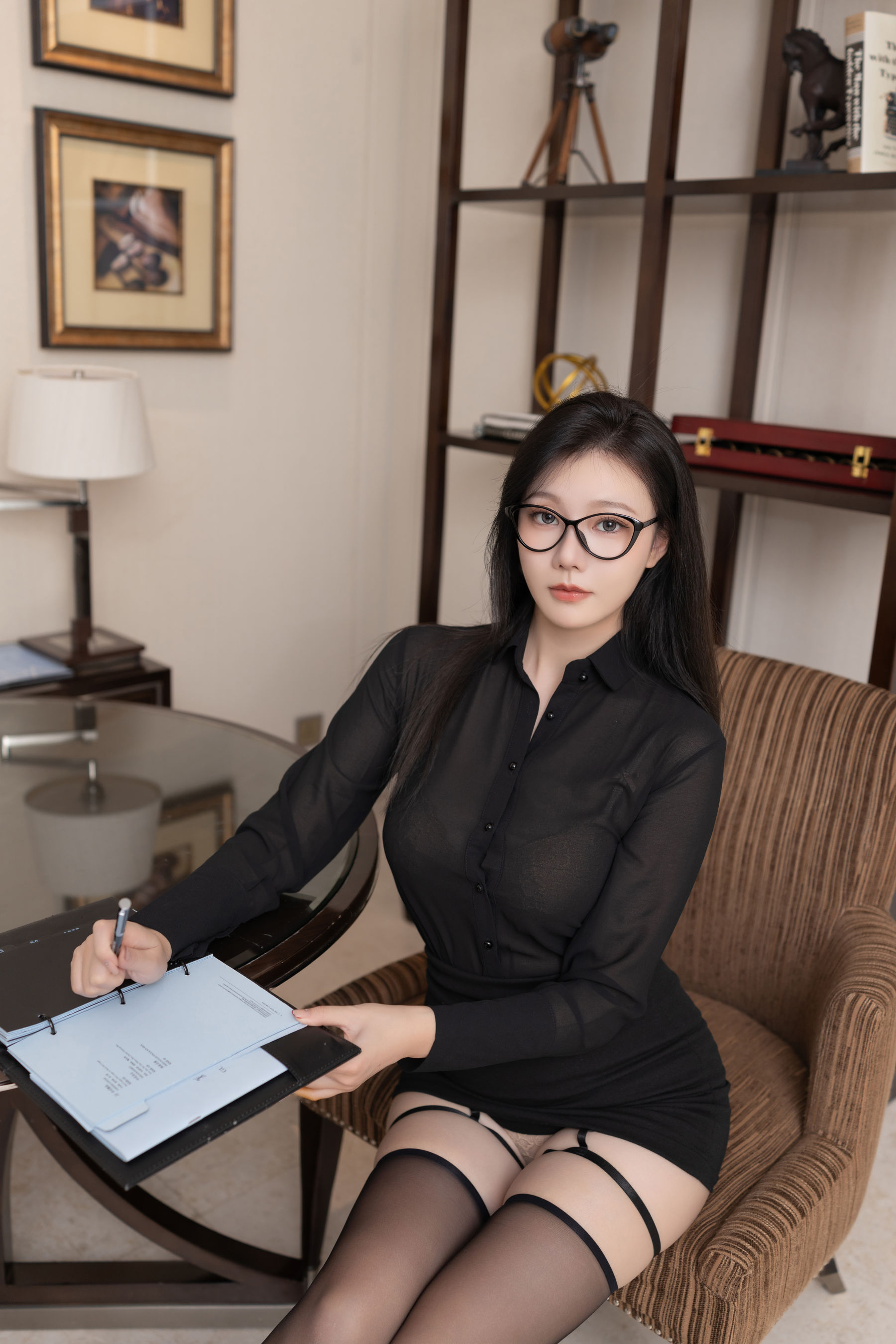 安然 - 黑色系OL/(95P)