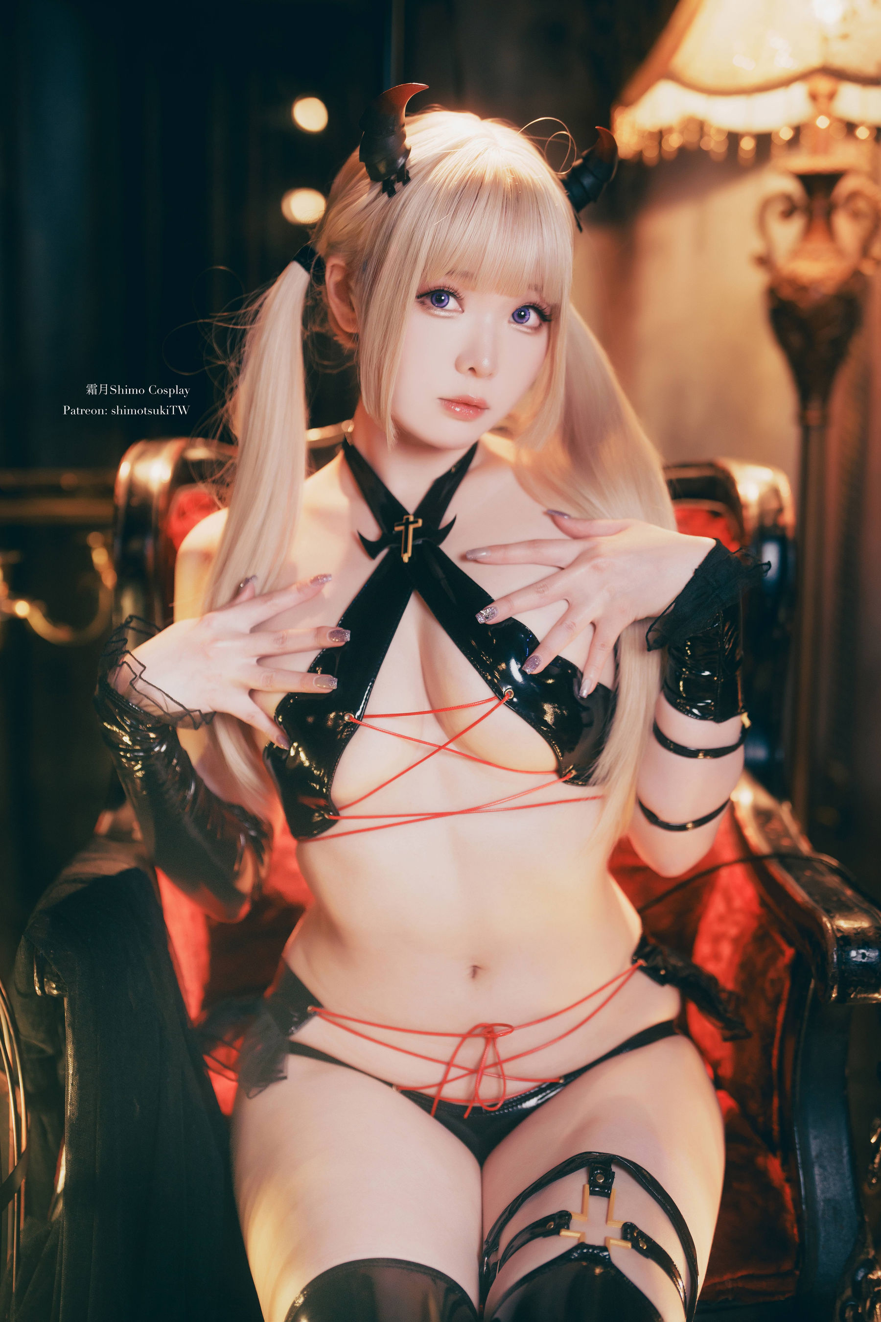 微博妹纸霜月shimo - Marie Rose Devil/(18P)