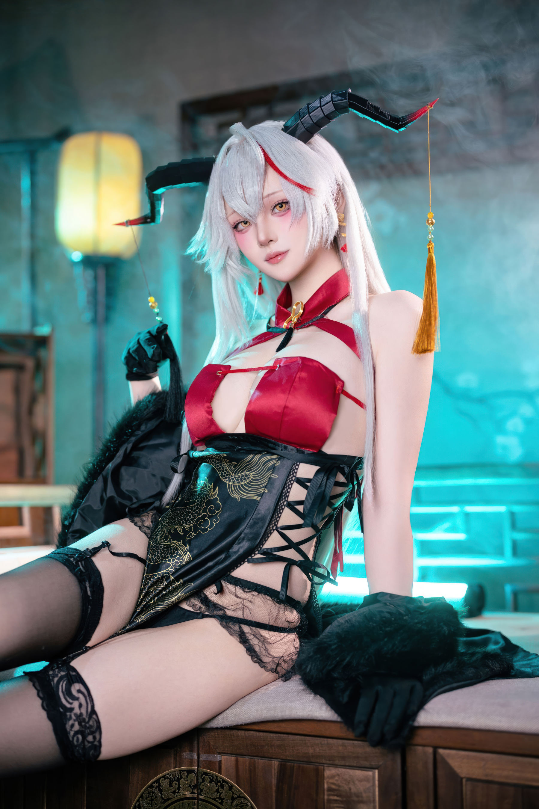 屿鱼 - 碧蓝航线 埃吉尔旗袍/(49P)