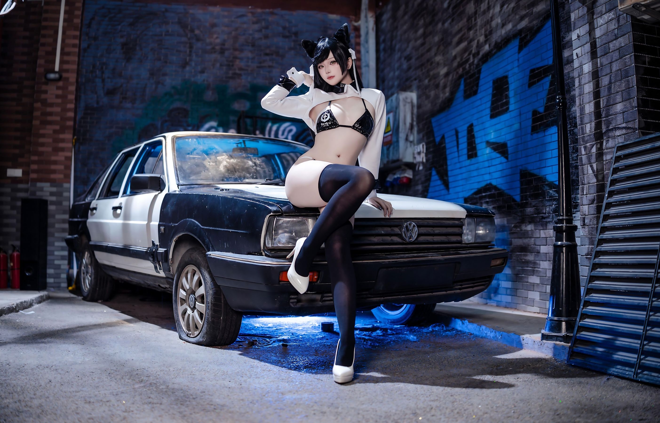 屿鱼 - 碧蓝航线 爱宕赛车服/(91P)