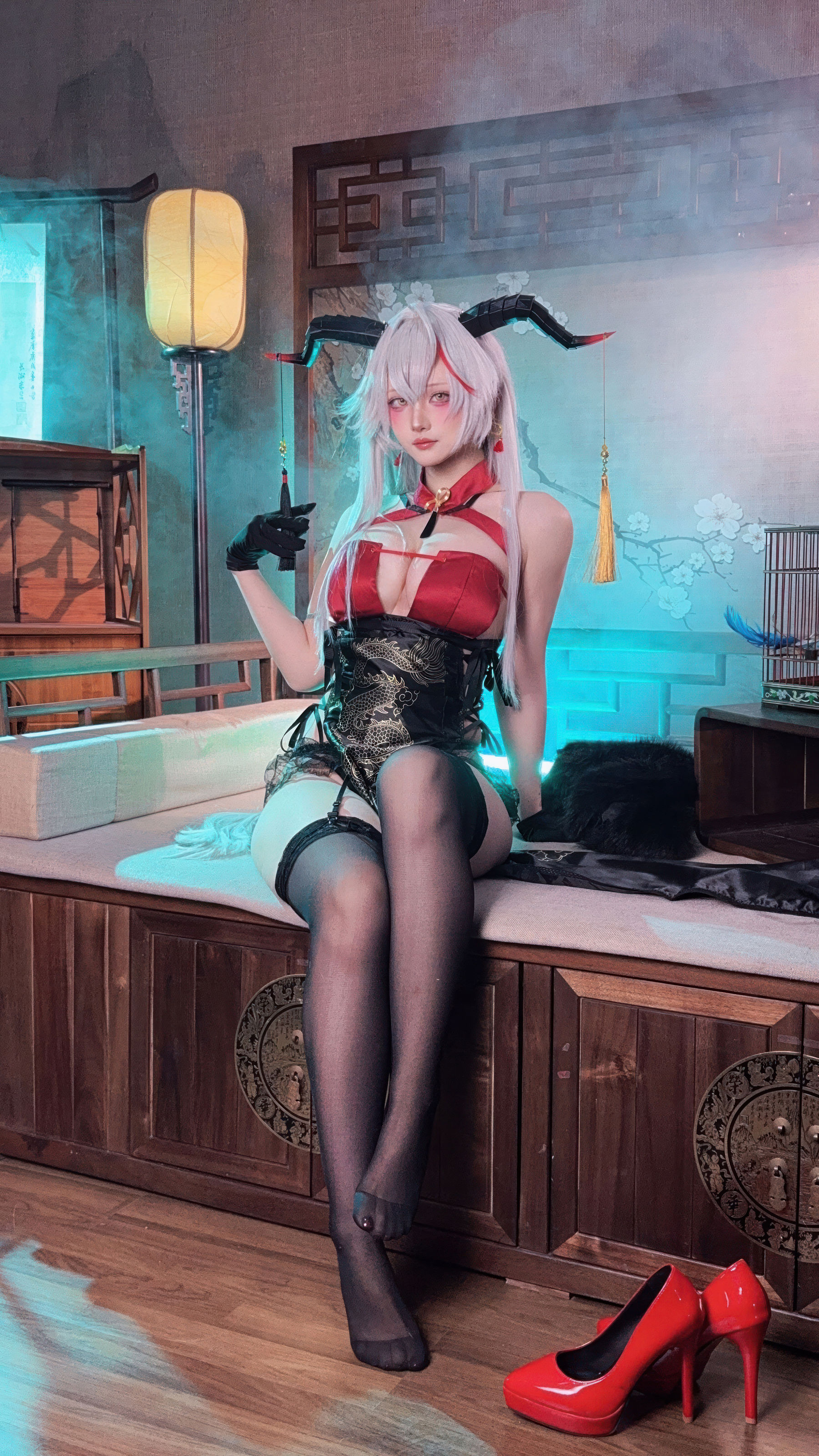 屿鱼 - 碧蓝航线 埃吉尔旗袍/(49P)