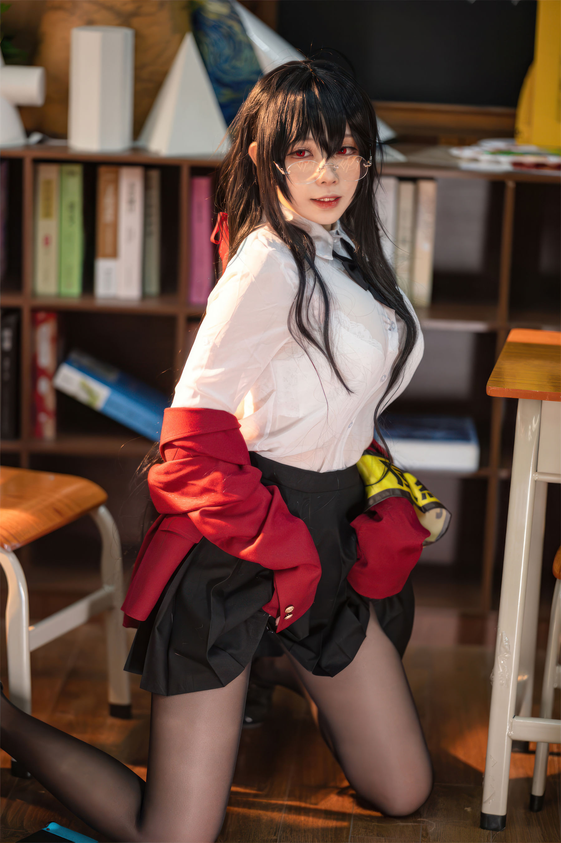 安食Ajiki - 碧蓝航线 大凤 JK/(28P)