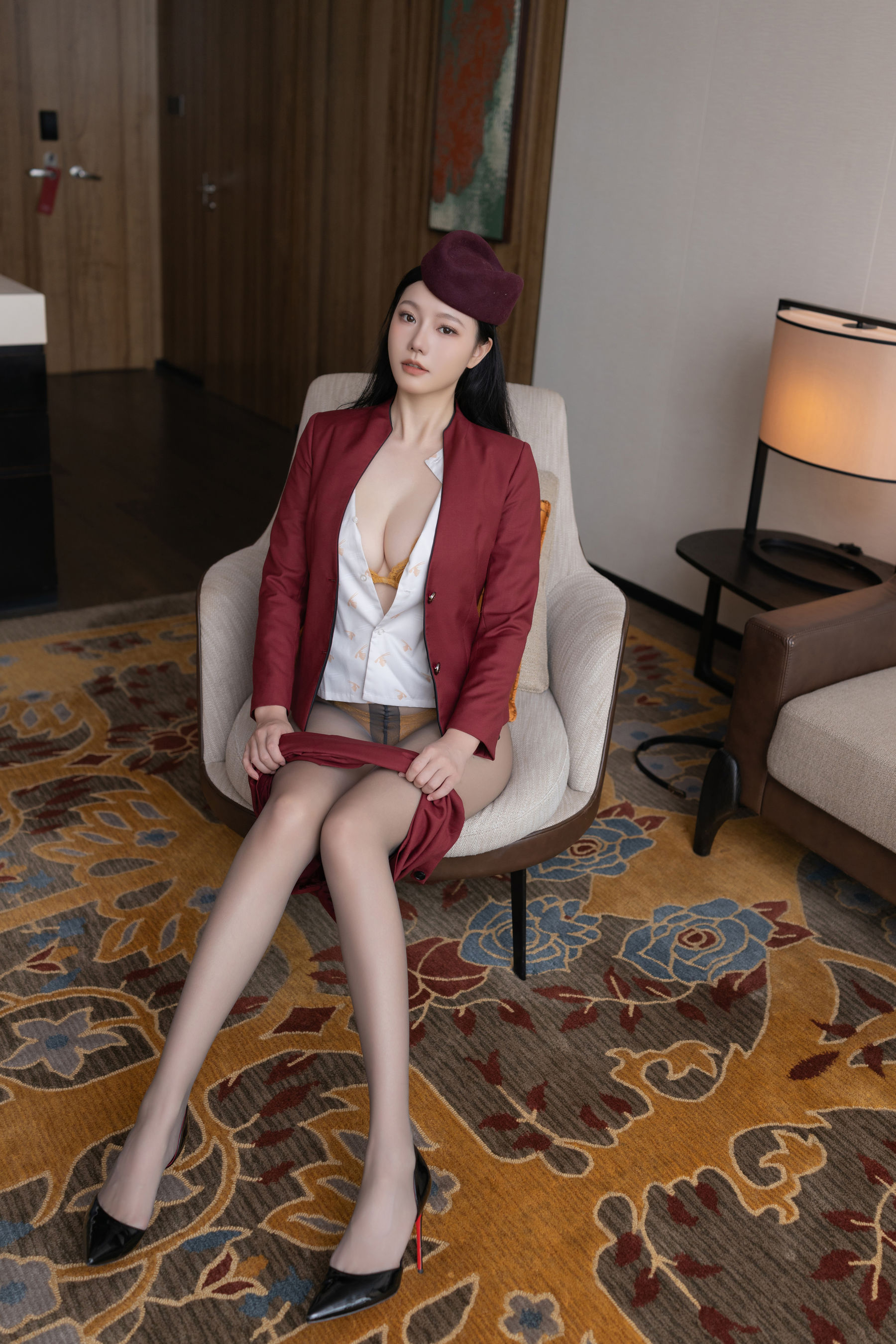 安然 - 空姐制服/(92P)