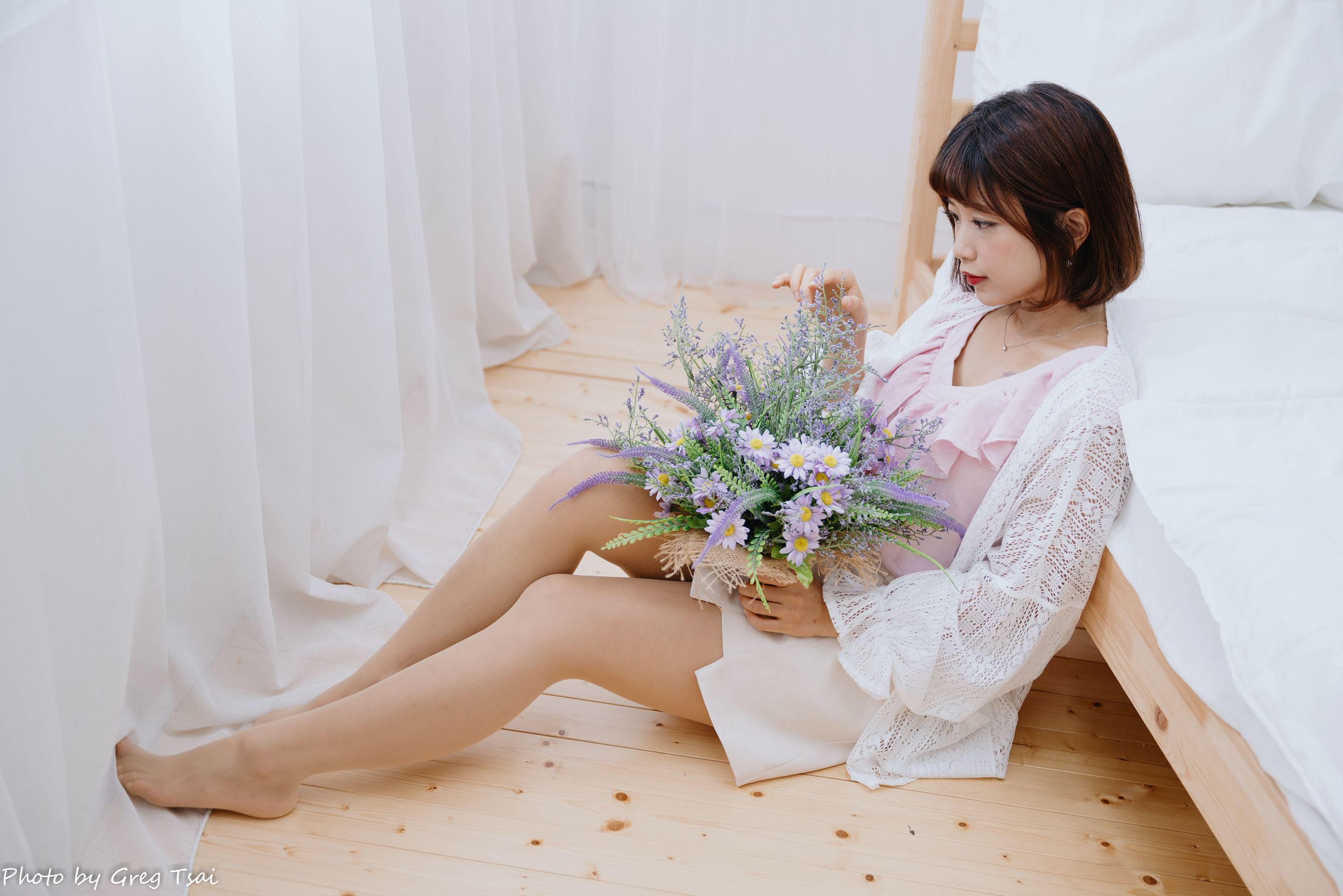 小栗 - 居家包裙肉丝/(72P)