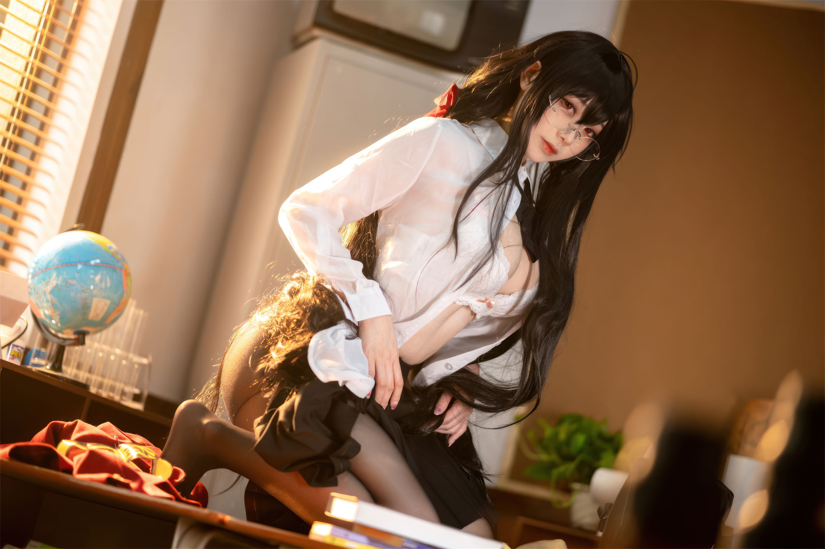 安食Ajiki - 碧蓝航线 大凤 JK/(28P)