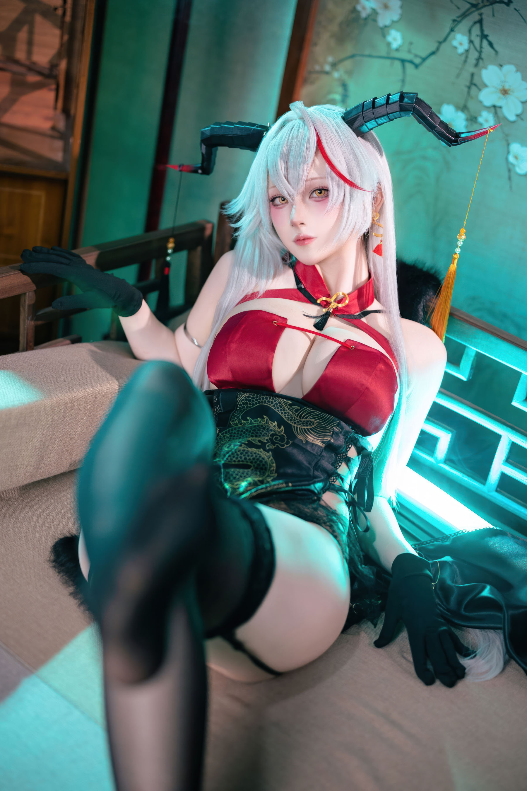 屿鱼 - 碧蓝航线 埃吉尔旗袍/(49P)