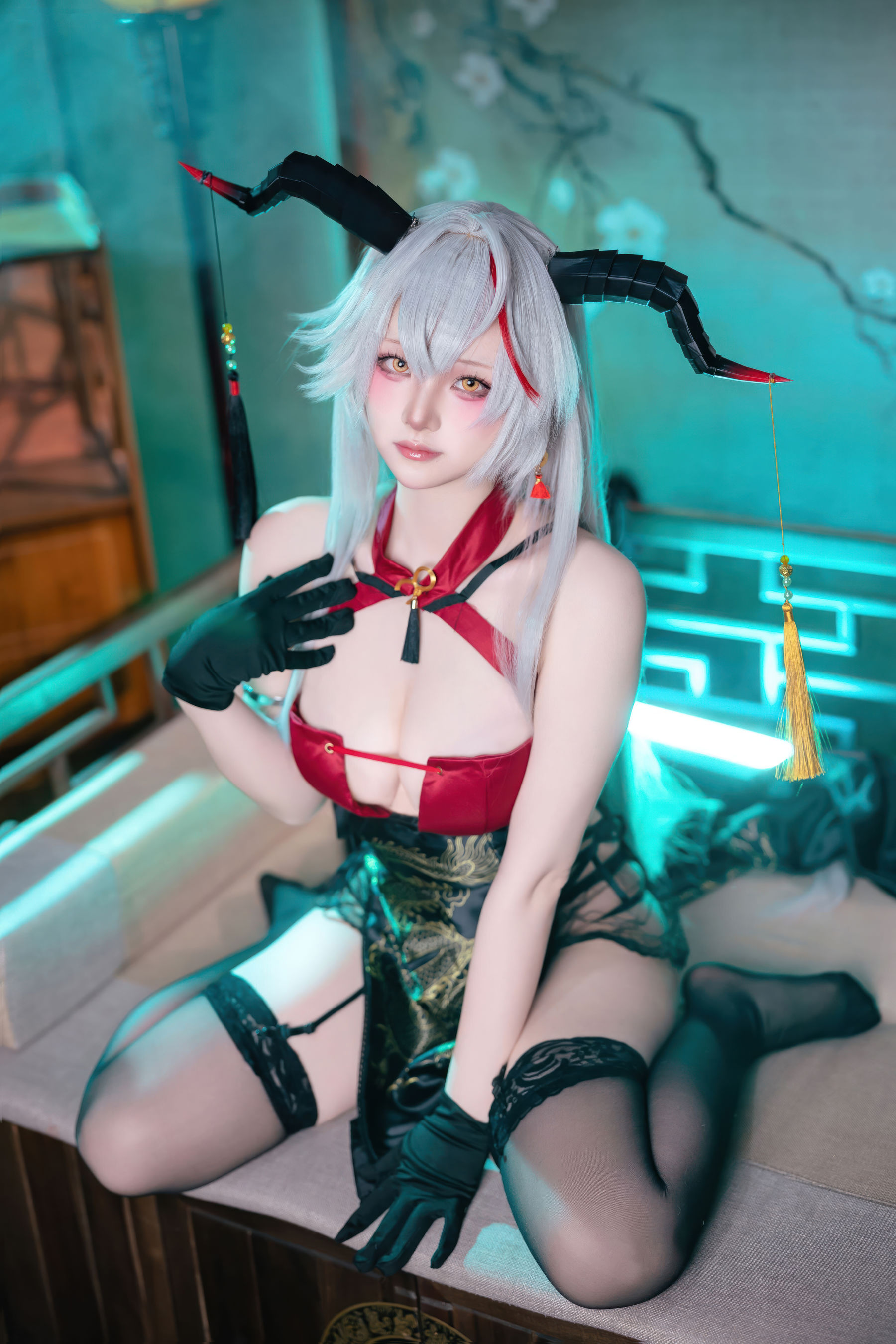 屿鱼 - 碧蓝航线 埃吉尔旗袍/(49P)