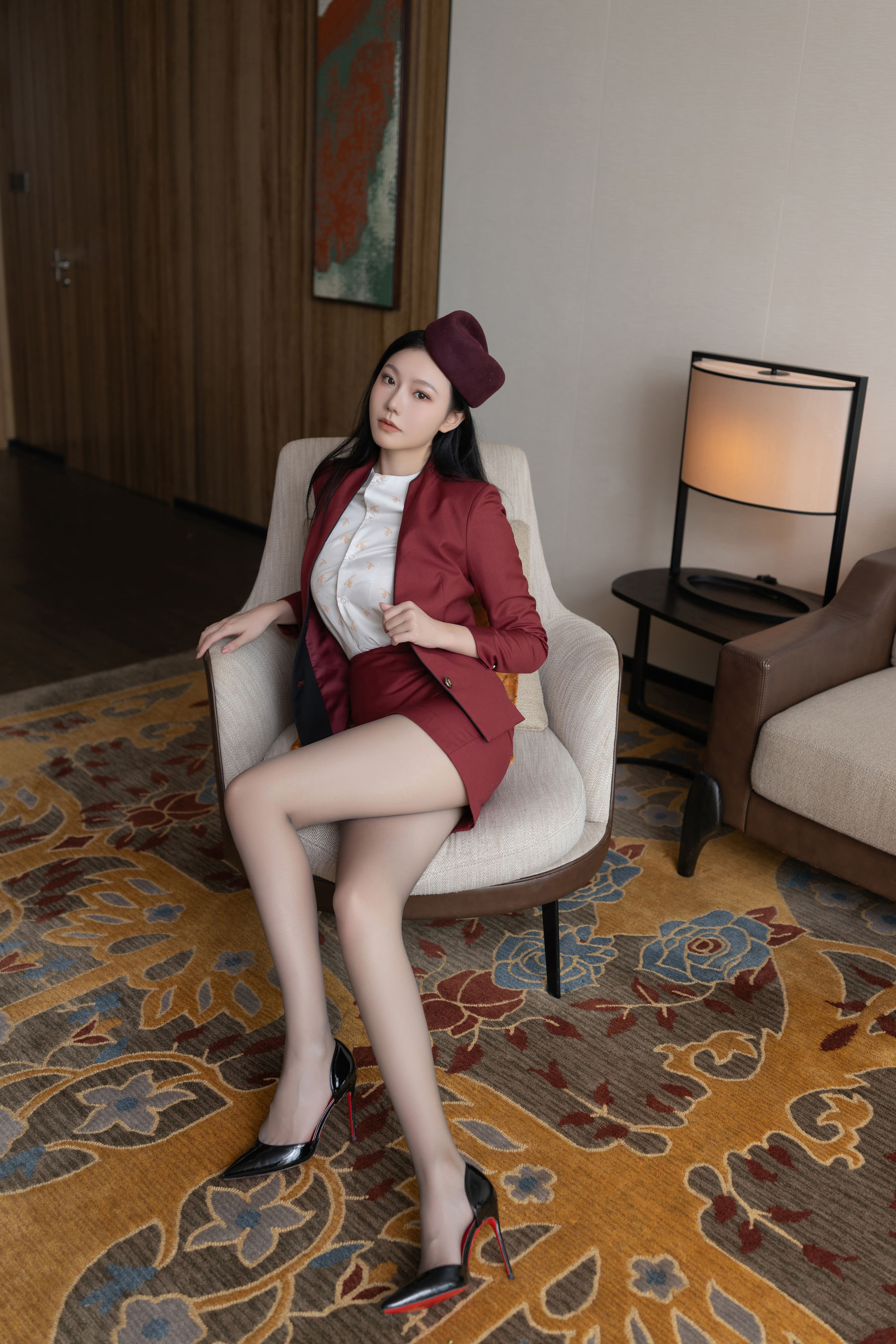 安然 - 空姐制服/(92P)