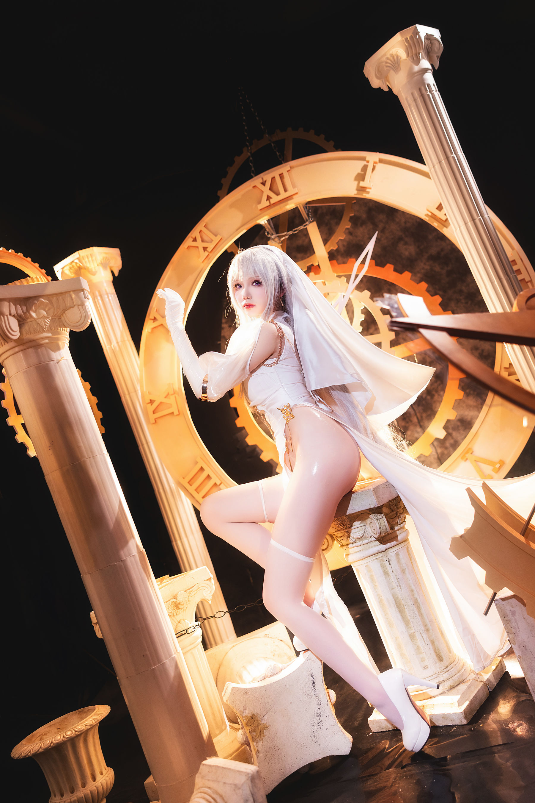 动漫博主雪晴Astra - 圣天使修女/(55P)